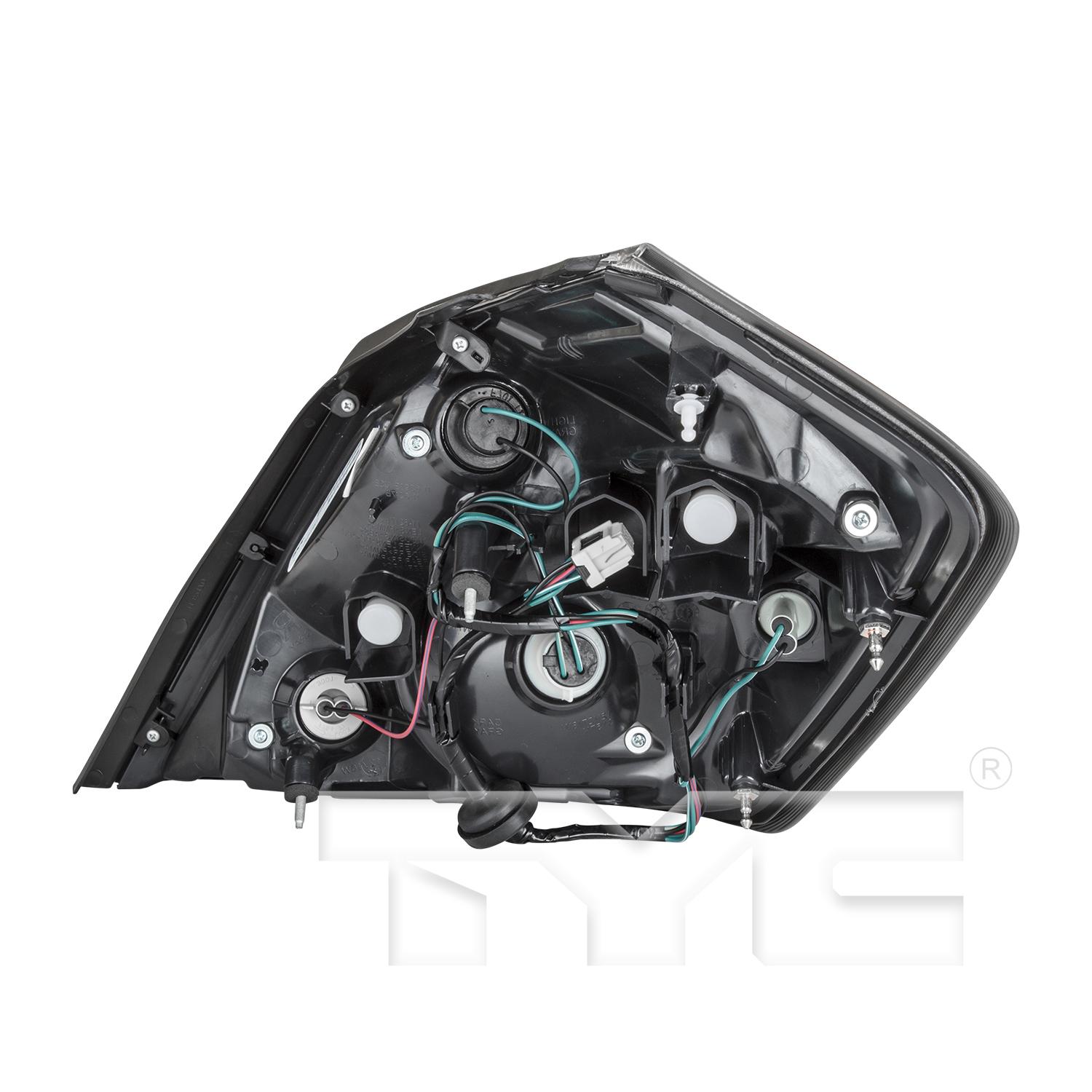TYC 11621800 Tail Light Assembly product image 2 of 6