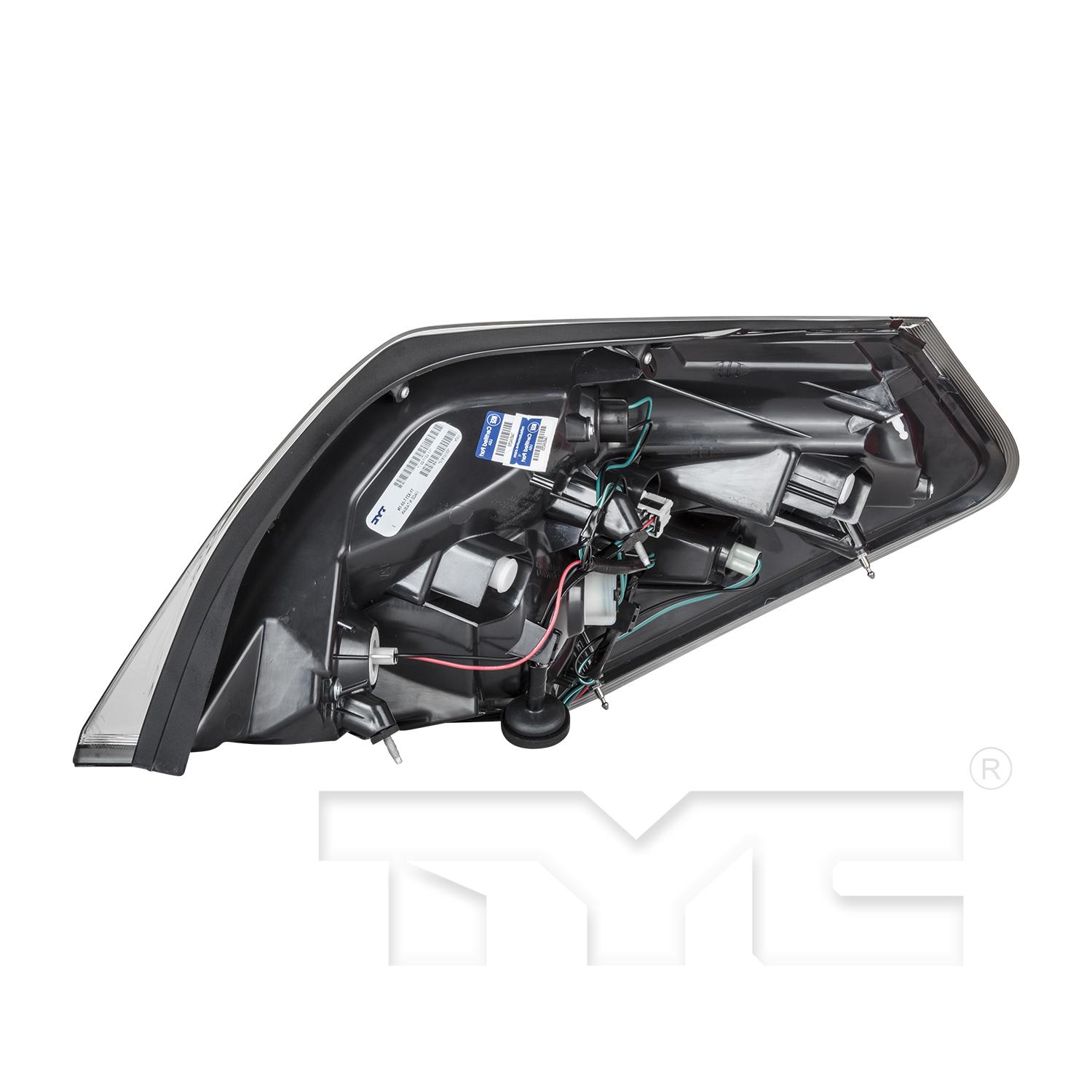 TYC 11621800 Tail Light Assembly product image 4 of 6