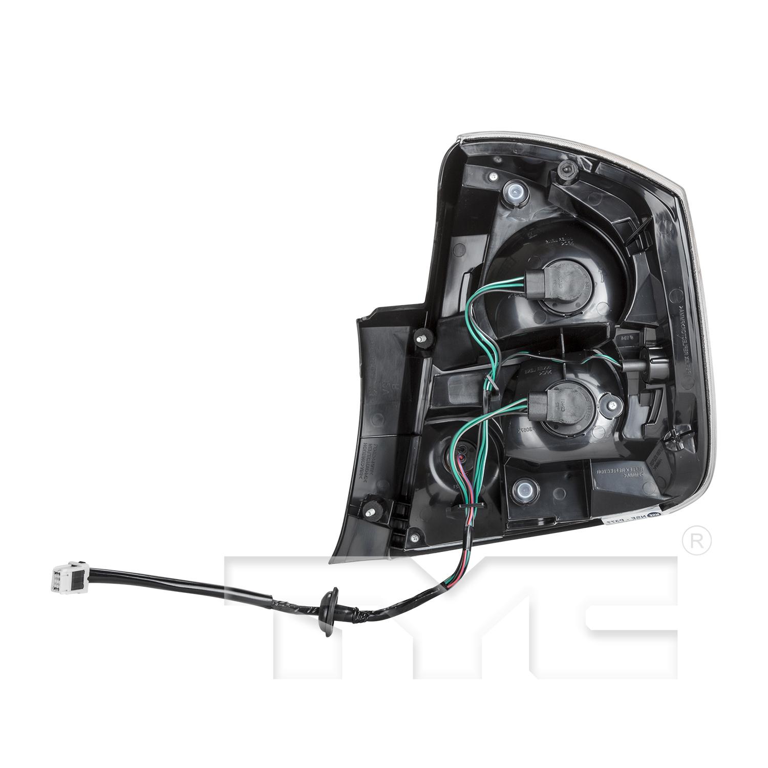 TYC 11622000 Tail Light Assembly product image 2 of 6