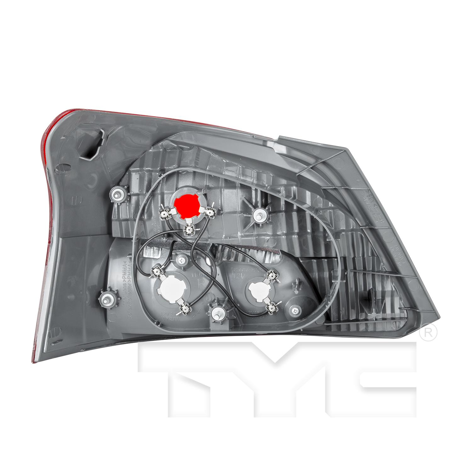 TYC 116233019 - Tail Light Assembly TYC 116233019 Tail Light Assembly product image 2 of 6