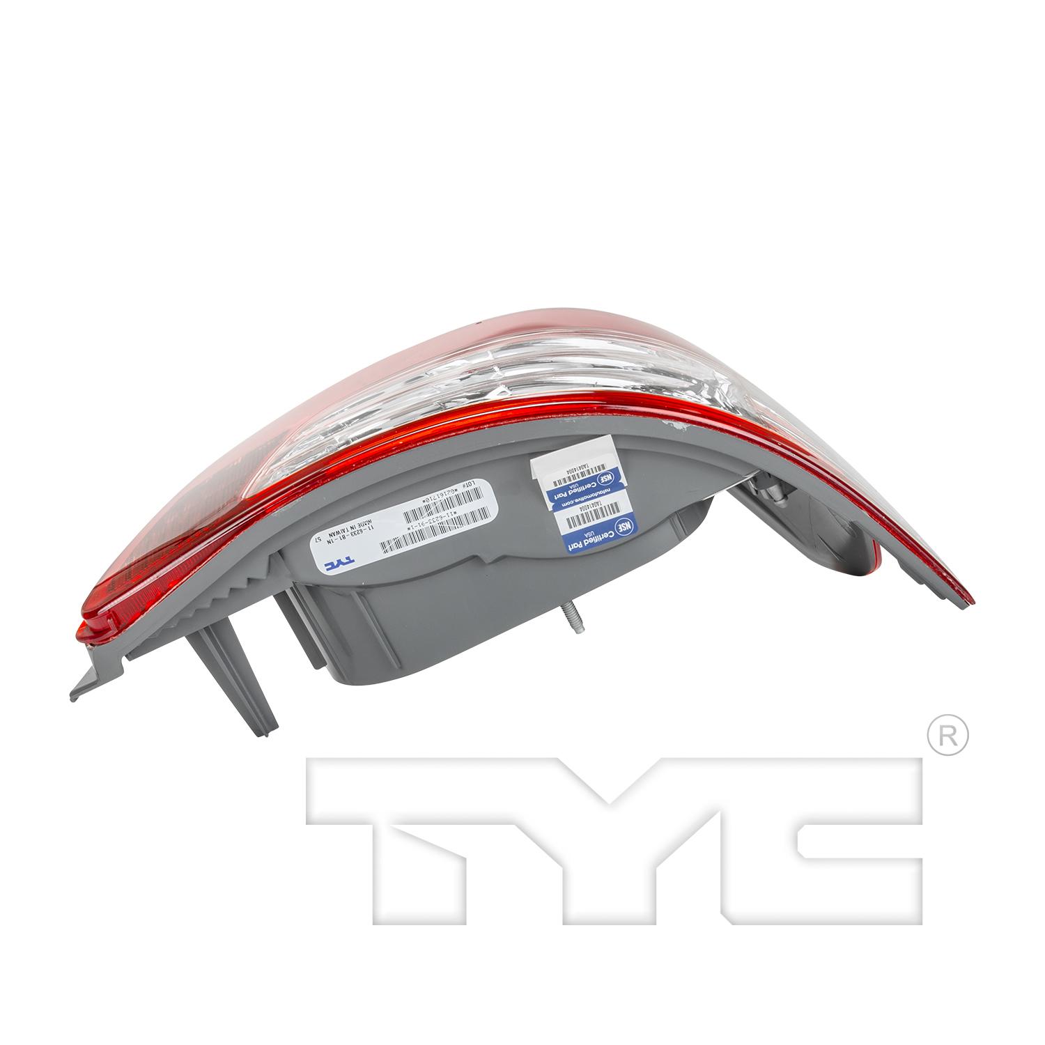 TYC 116233911 - Tail Light Assembly TYC 116233911 Tail Light Assembly product image 6 of 6