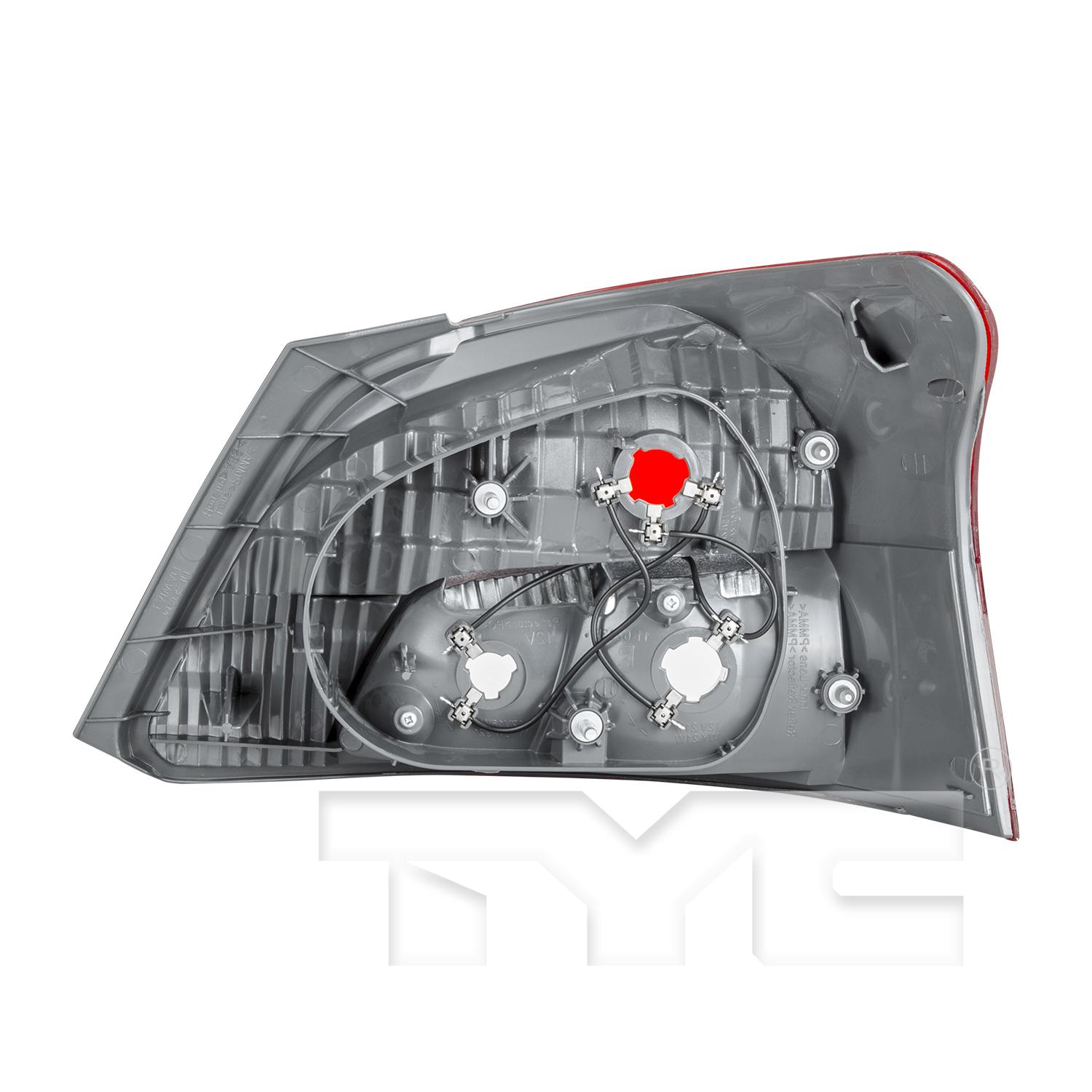 TYC 116234019 - Tail Light Assembly TYC 116234019 Tail Light Assembly product image 2 of 6