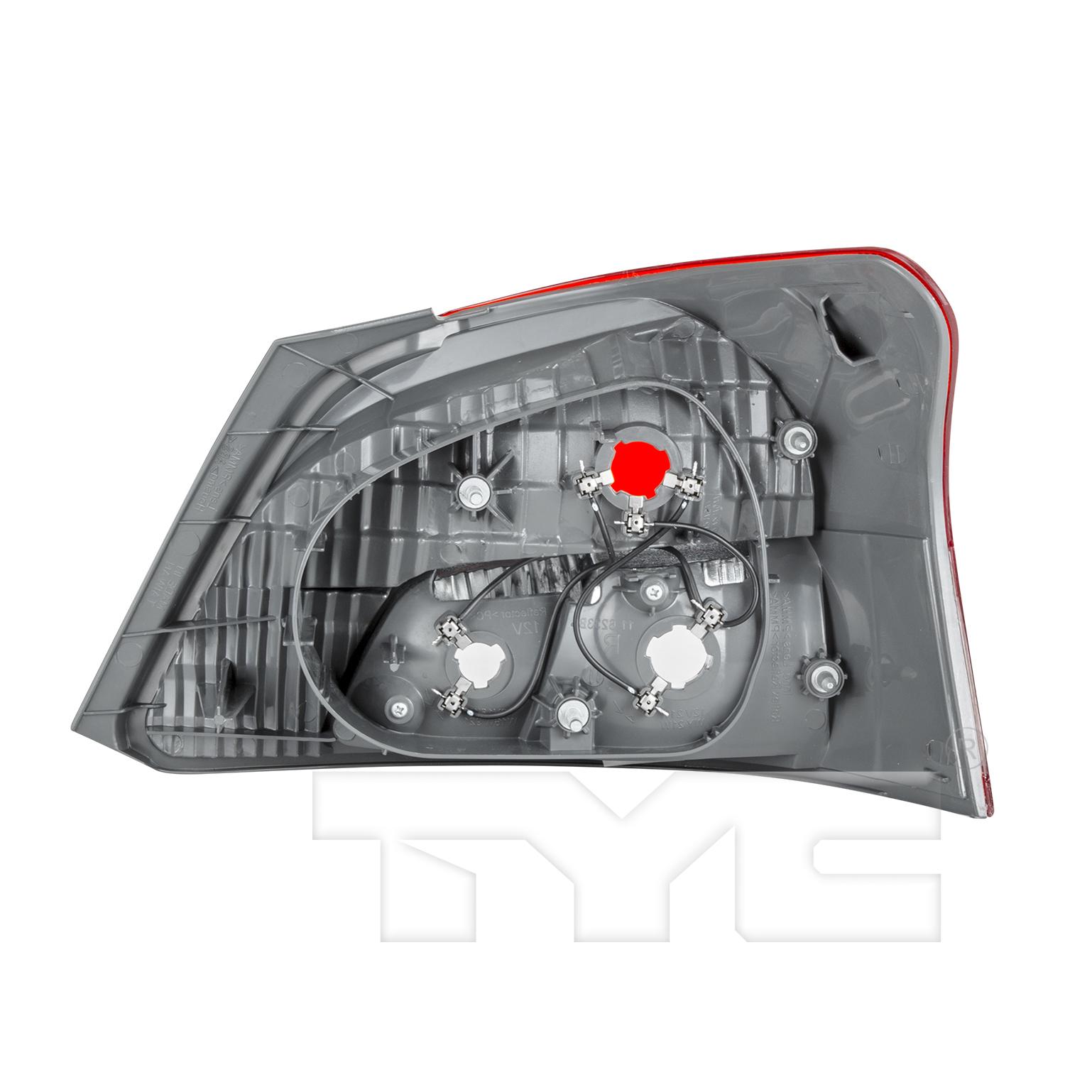 TYC 116234911 Tail Light Assembly product image 2 of 6