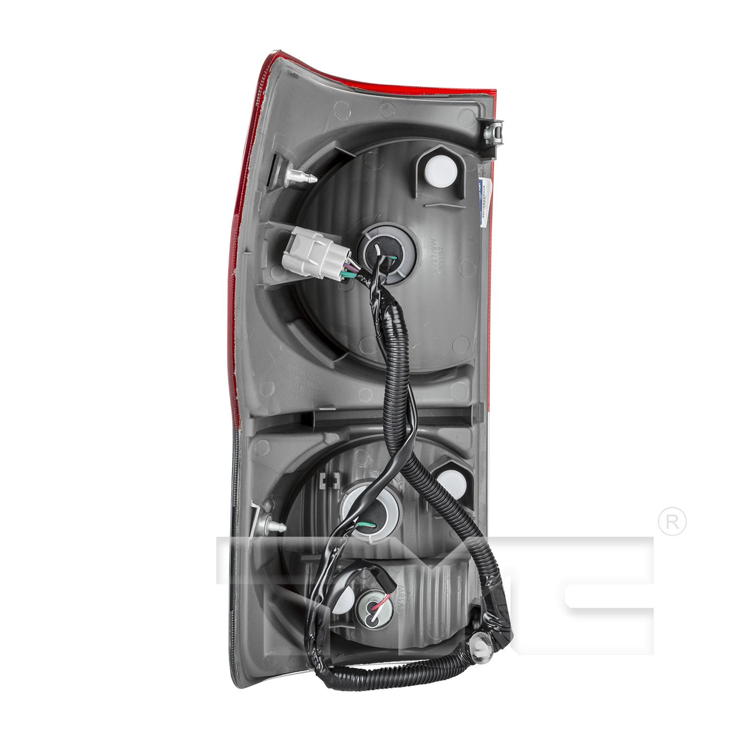 TYC 116235009 Tail Light Assembly product image 2 of 6