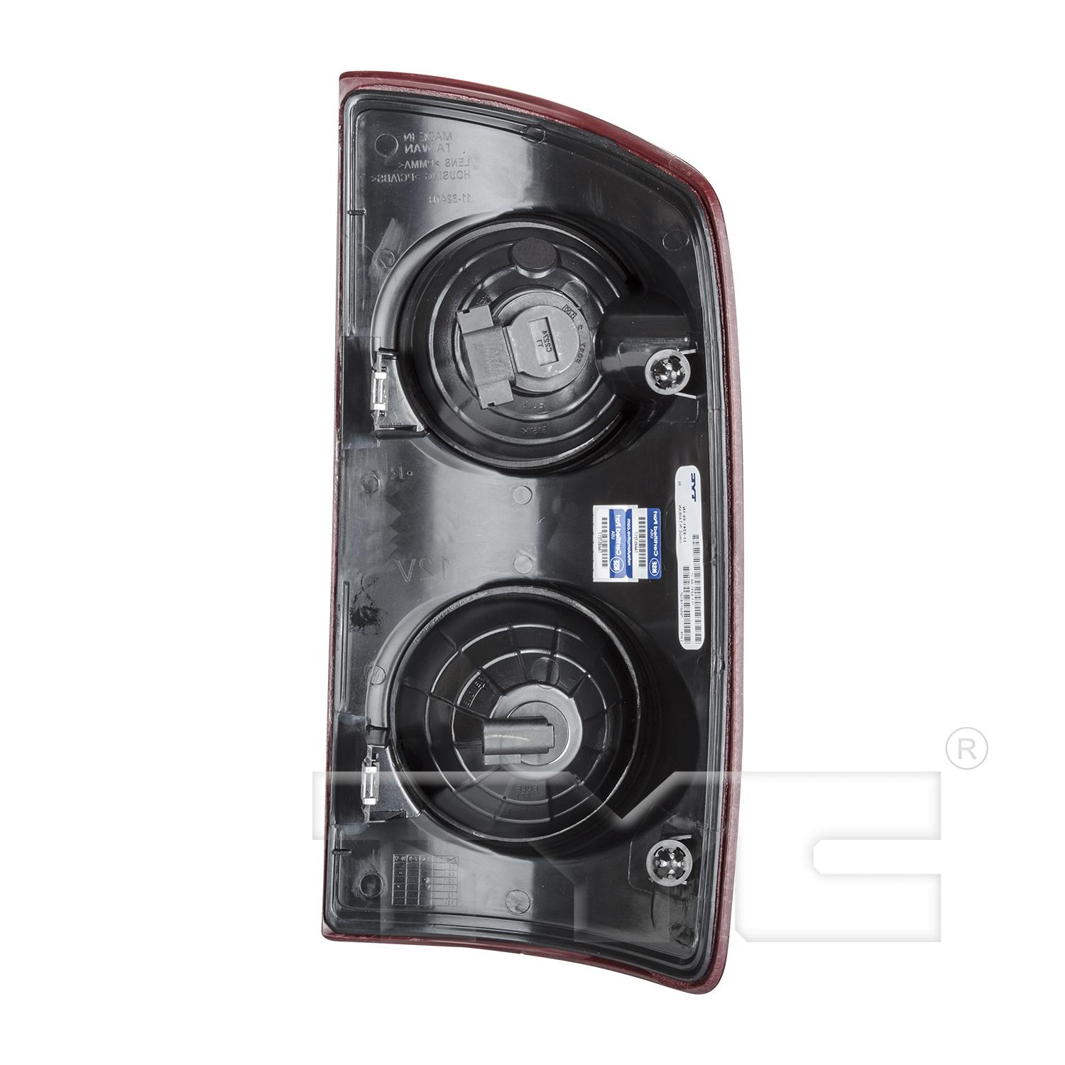 TYC 116242009 Tail Light Assembly product image 2 of 8