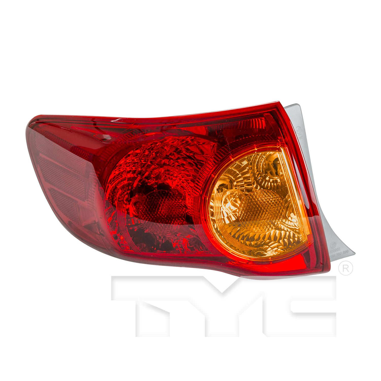 TYC 11627800 Tail Light Assembly product image 1 of 6