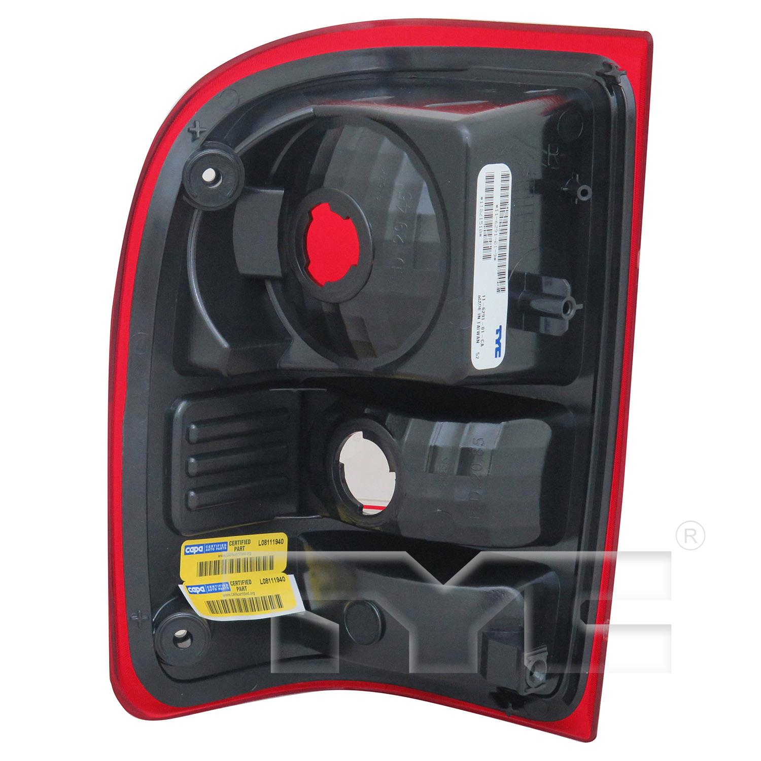 TYC 11629101 - Tail Light Assembly TYC 11629101 Tail Light Assembly product image 2 of 6