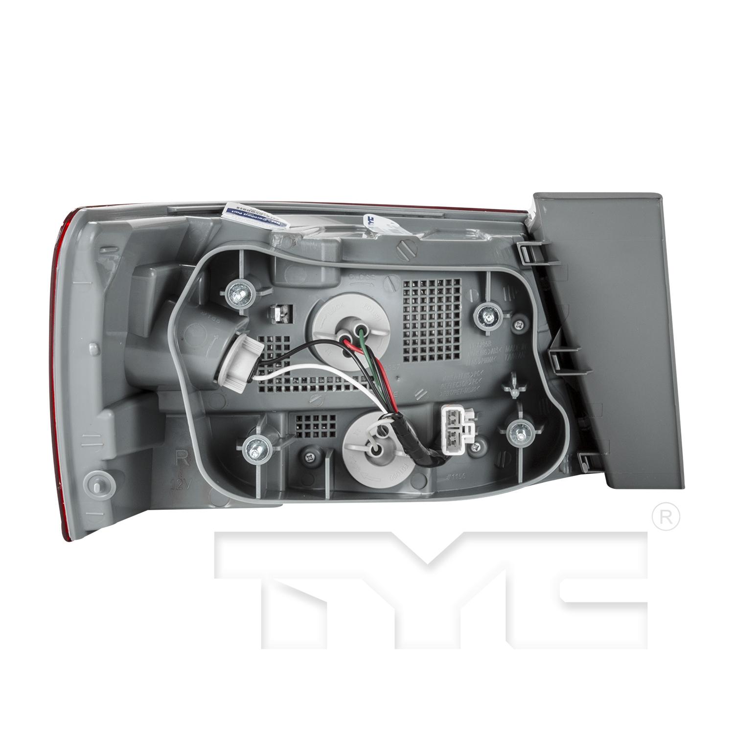 TYC 11629500 Tail Light Assembly product image 2 of 6