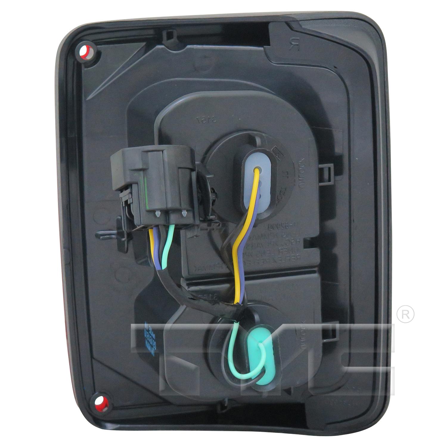 TYC 116300009 Tail Light Assembly product image 2 of 6