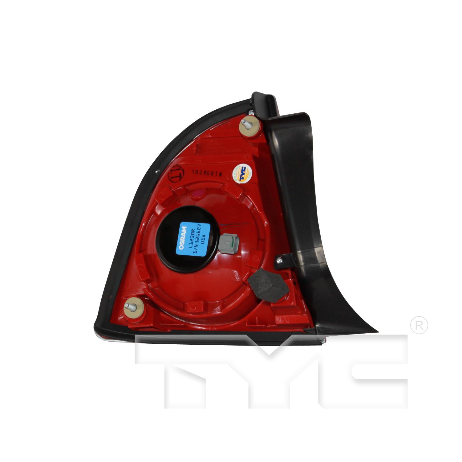TYC 11631300 Tail Light Assembly product image 4 of 8