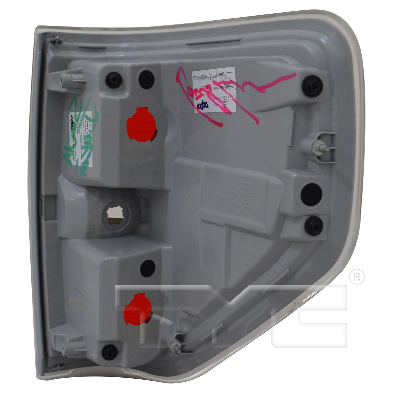 TYC 116316019 Tail Light Assembly product image 2 of 6