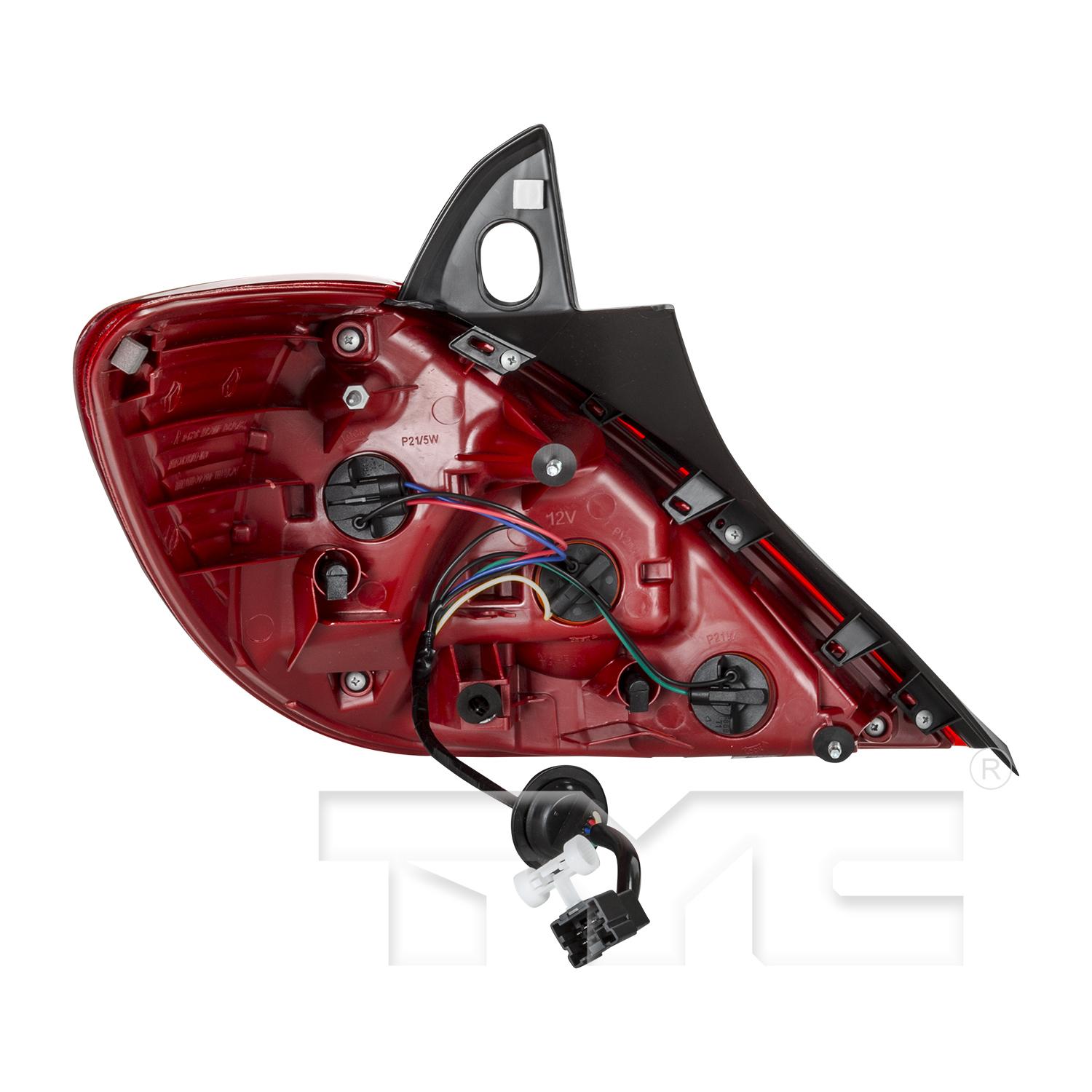 TYC 11632100 Tail Light Assembly product image 2 of 6