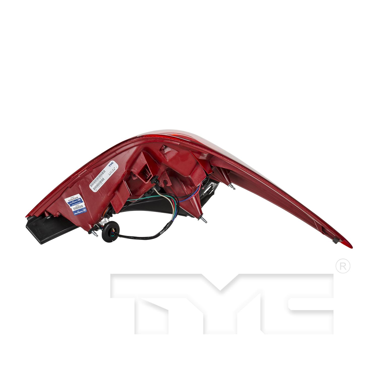 TYC 11632100 Tail Light Assembly product image 6 of 6