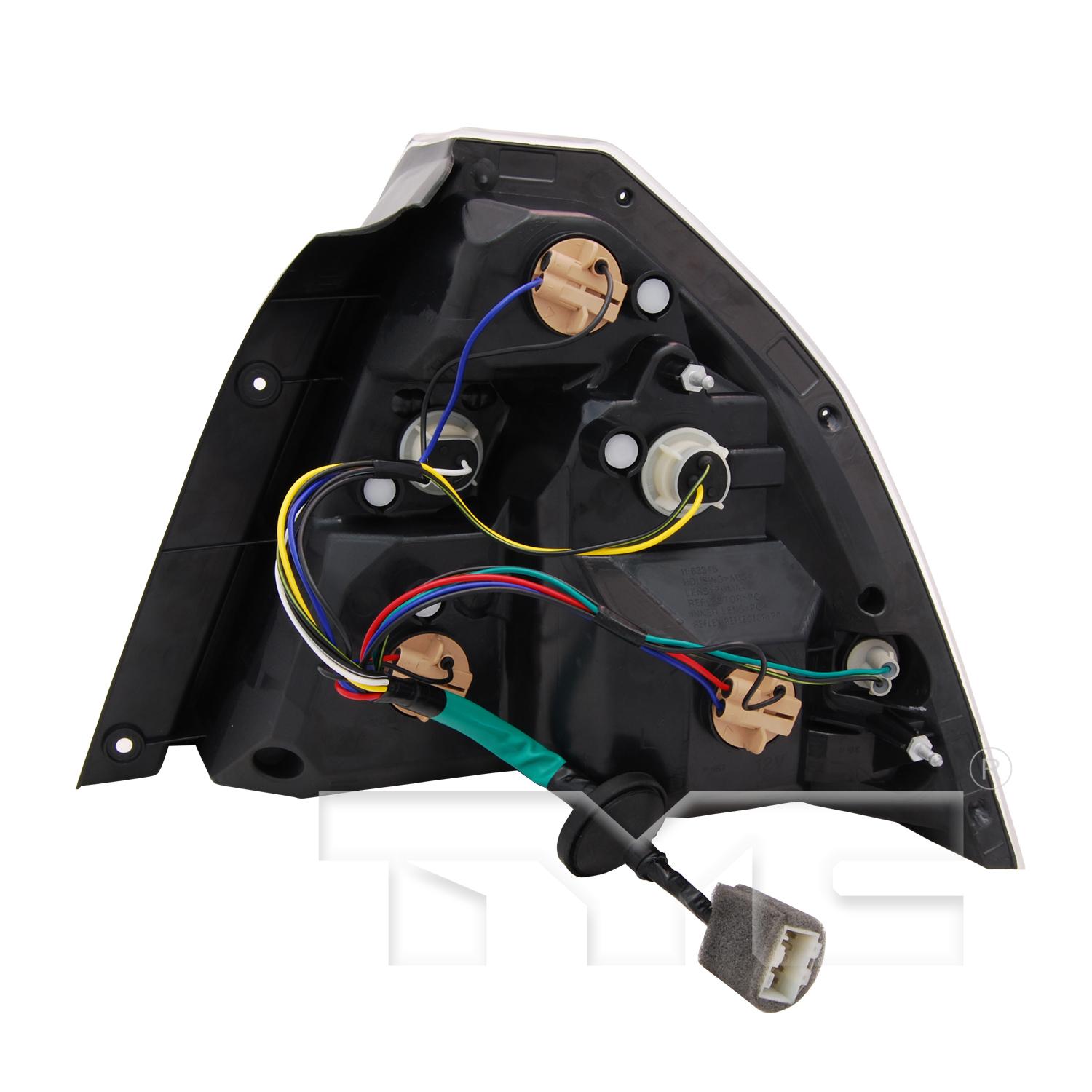 TYC 116333909 Tail Light Assembly product image 2 of 2