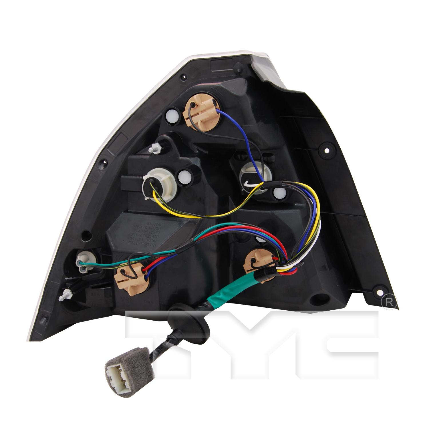 TYC 116334909 Tail Light Assembly product image 2 of 2