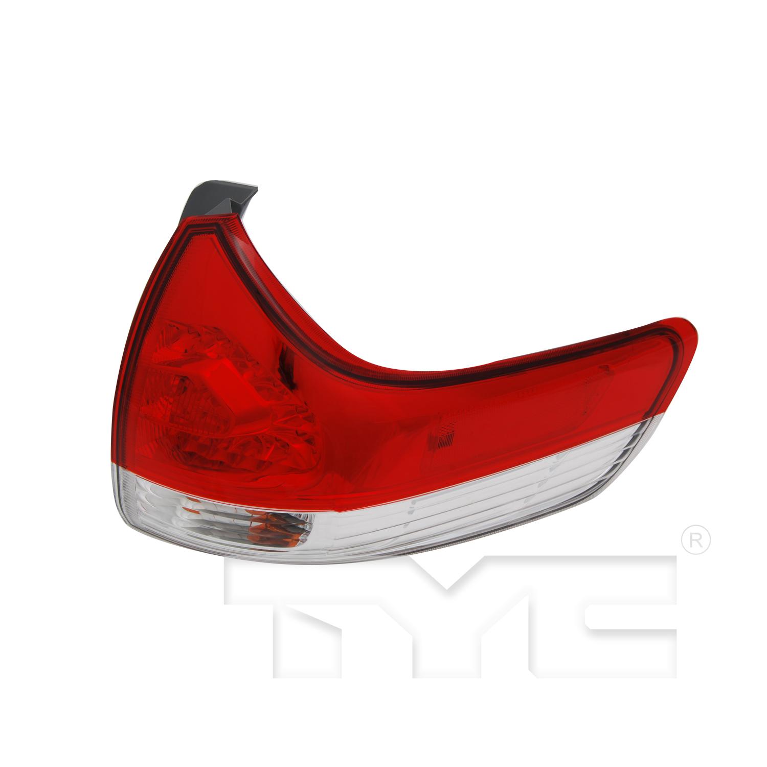 TYC 11634500 Tail Light Assembly product image 1 of 2