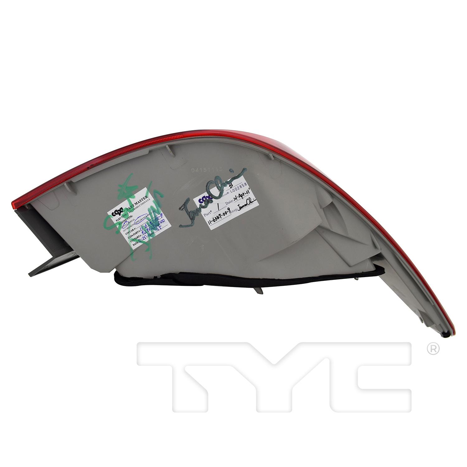 TYC 116347009 Tail Light Assembly product image 6 of 6
