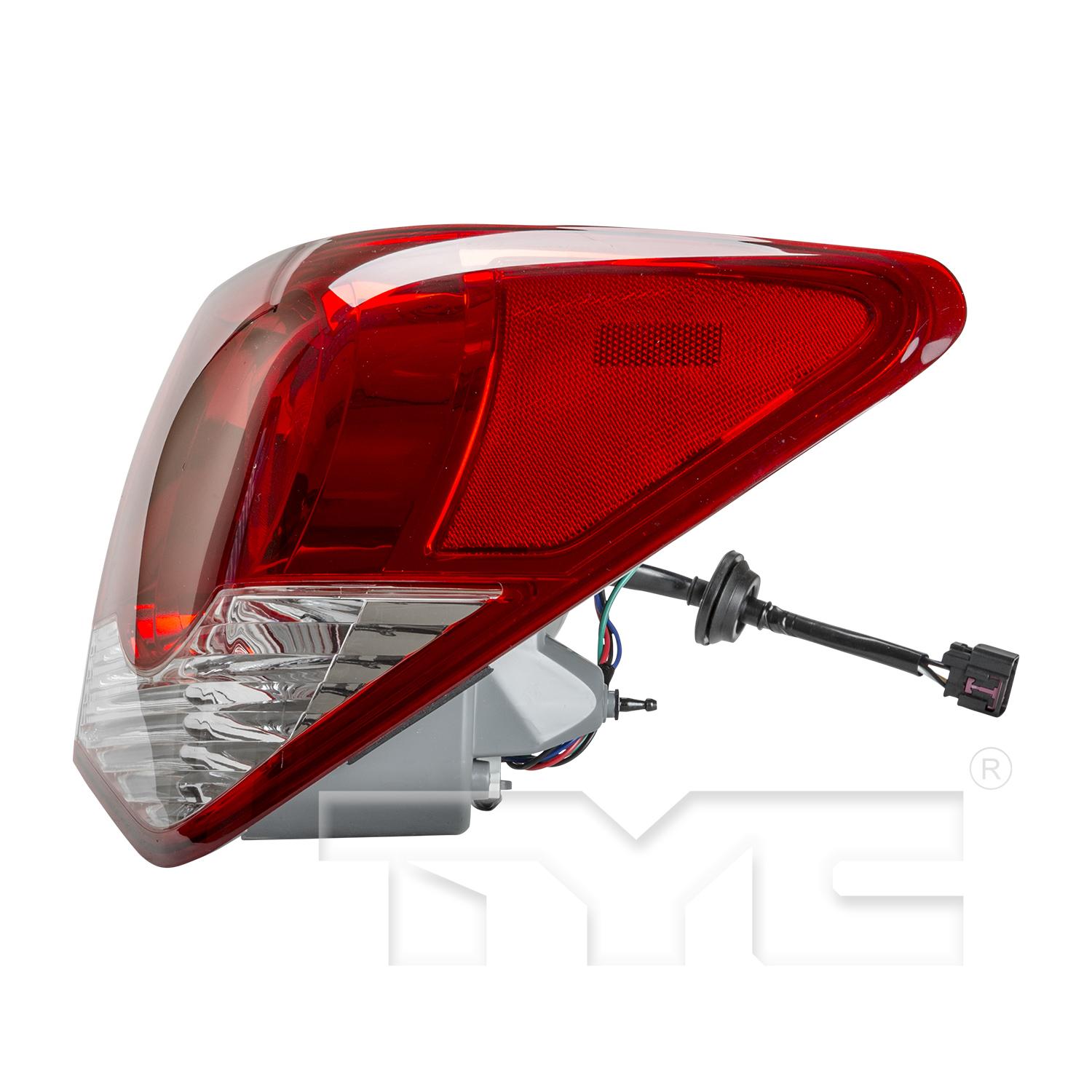 TYC 11635700 Tail Light Assembly product image 3 of 6