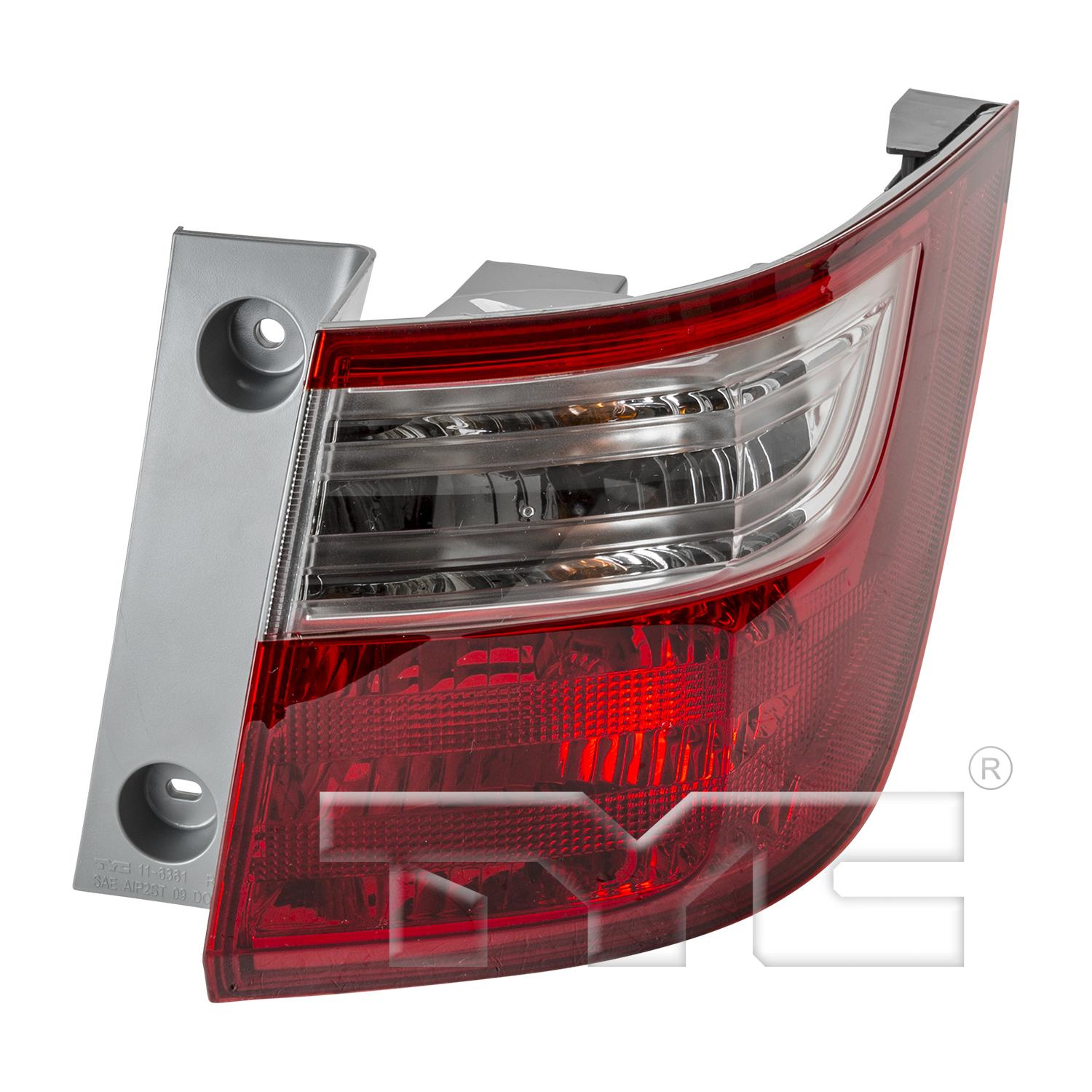 TYC 11636100 Tail Light Assembly product image 1 of 6