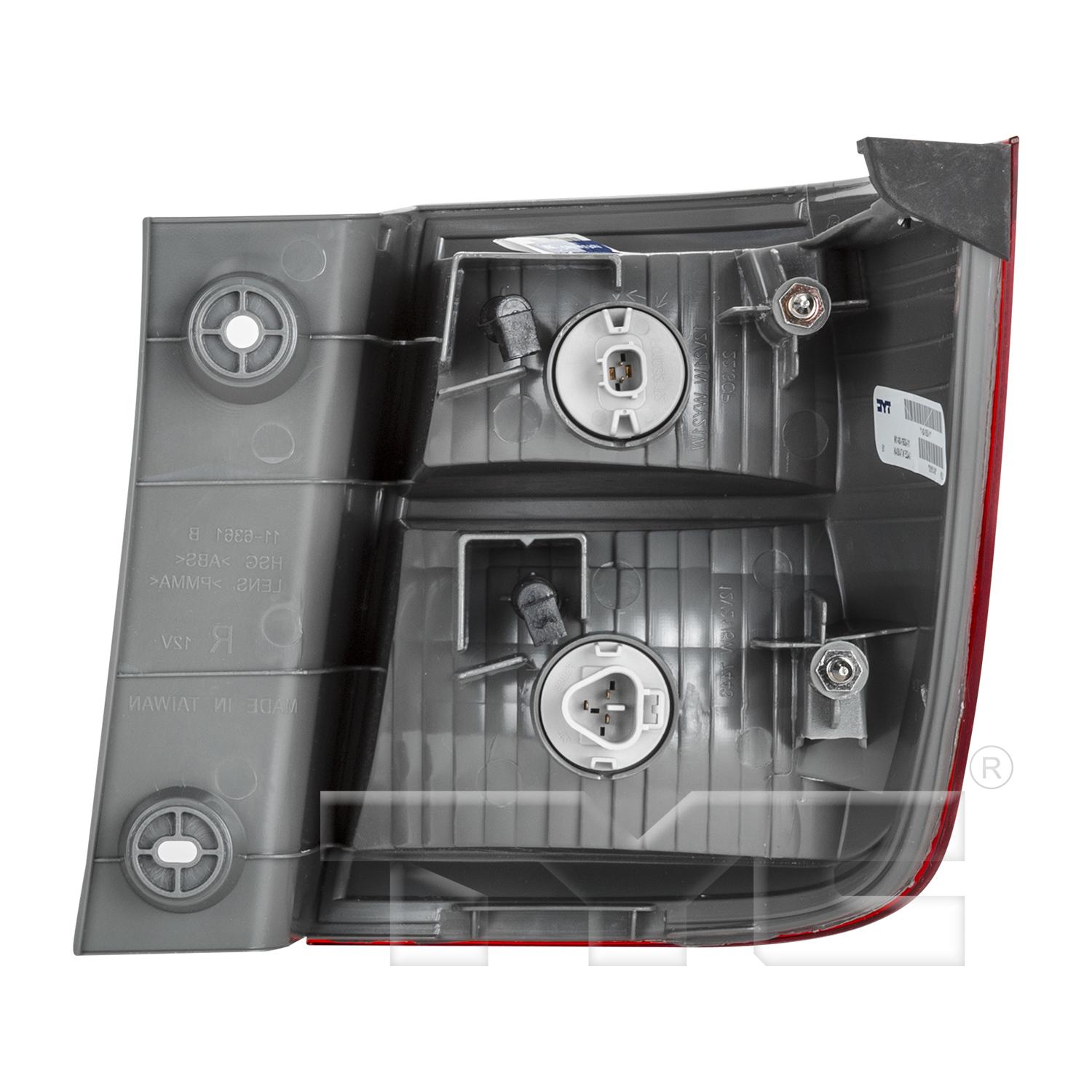 TYC 116362009 Tail Light Assembly product image 2 of 6