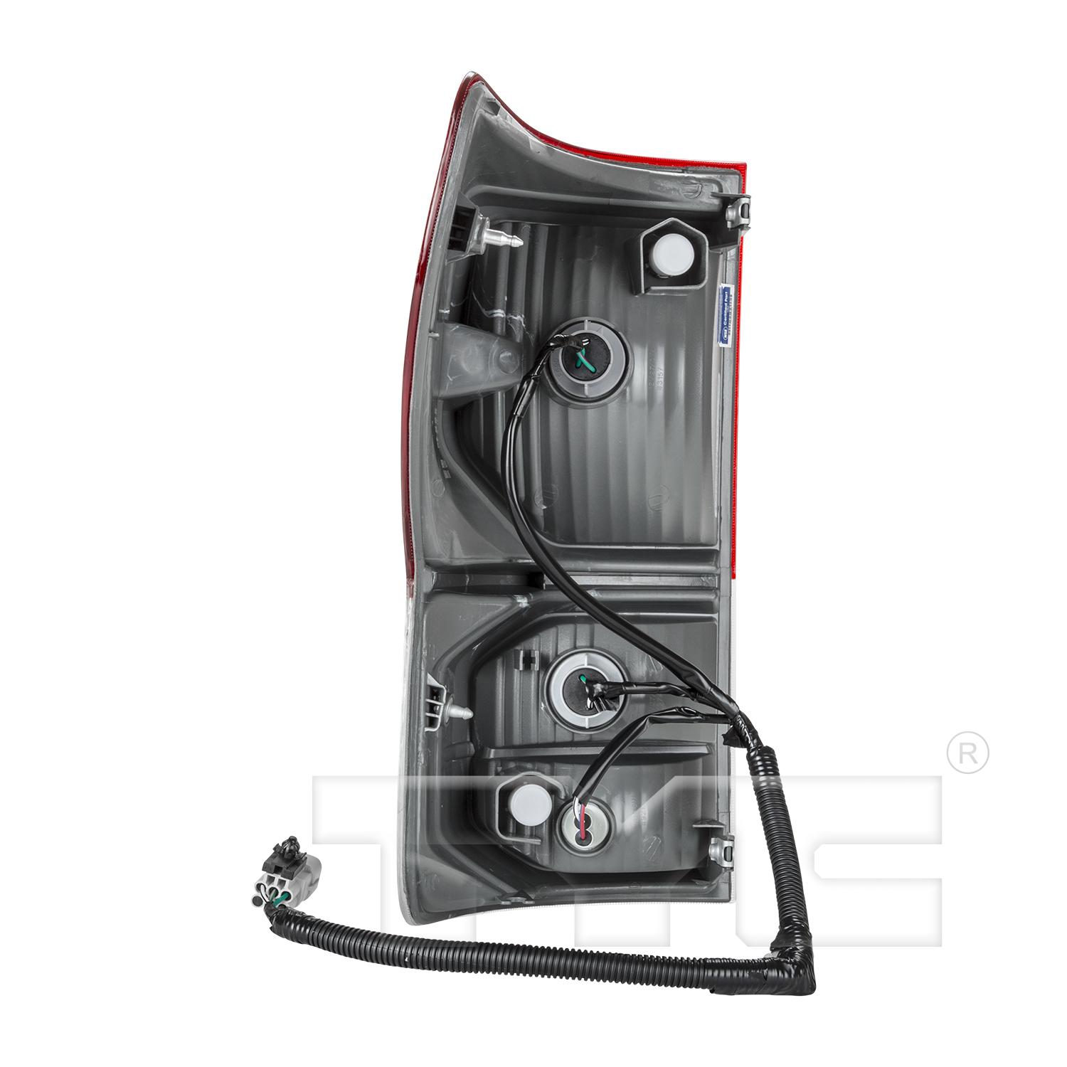 TYC 11636500 Tail Light Assembly product image 5 of 12
