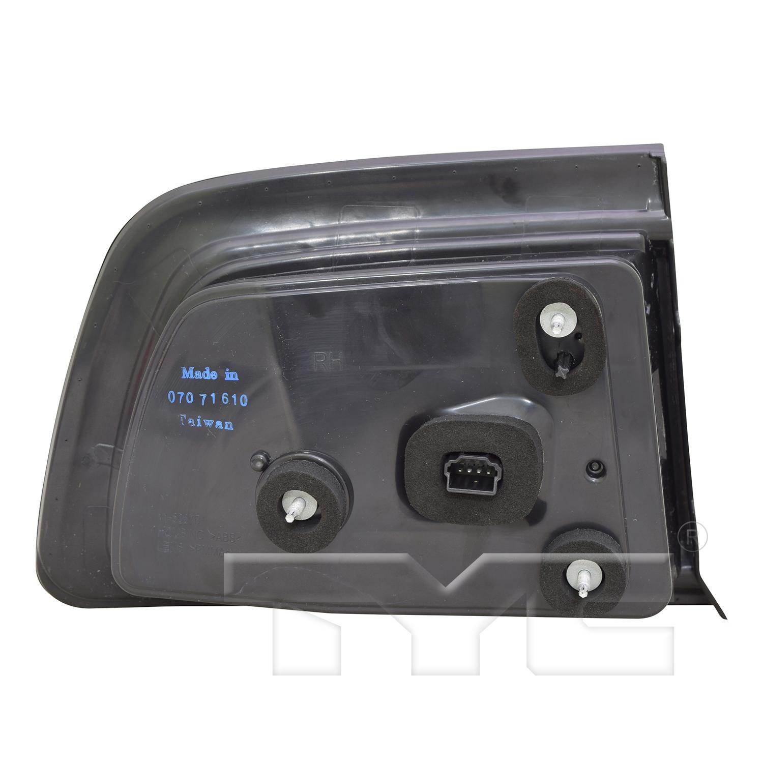 TYC 11636700 Tail Light Assembly product image 2 of 6