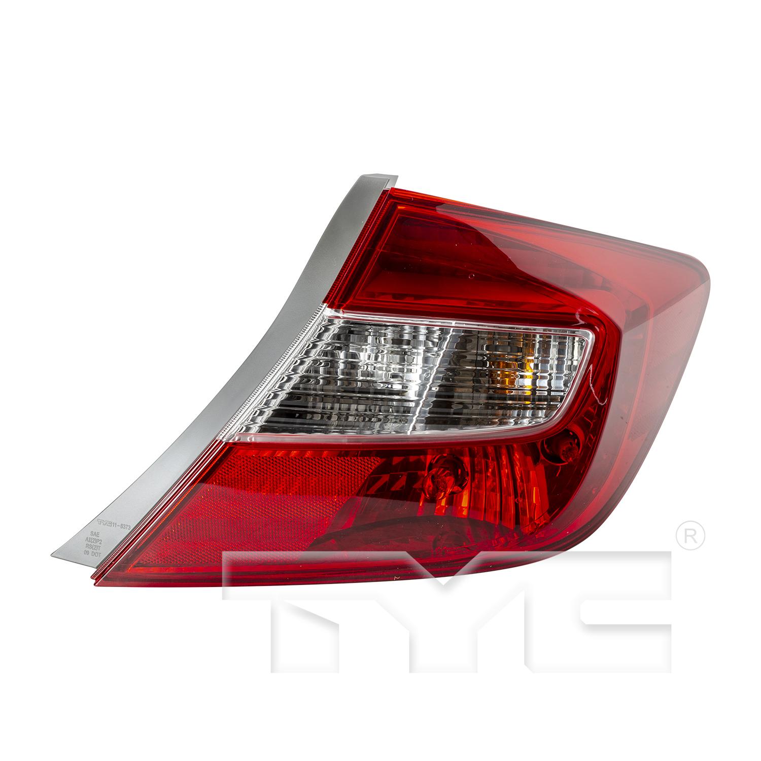 TYC 11637300 Tail Light Assembly product image 1 of 6