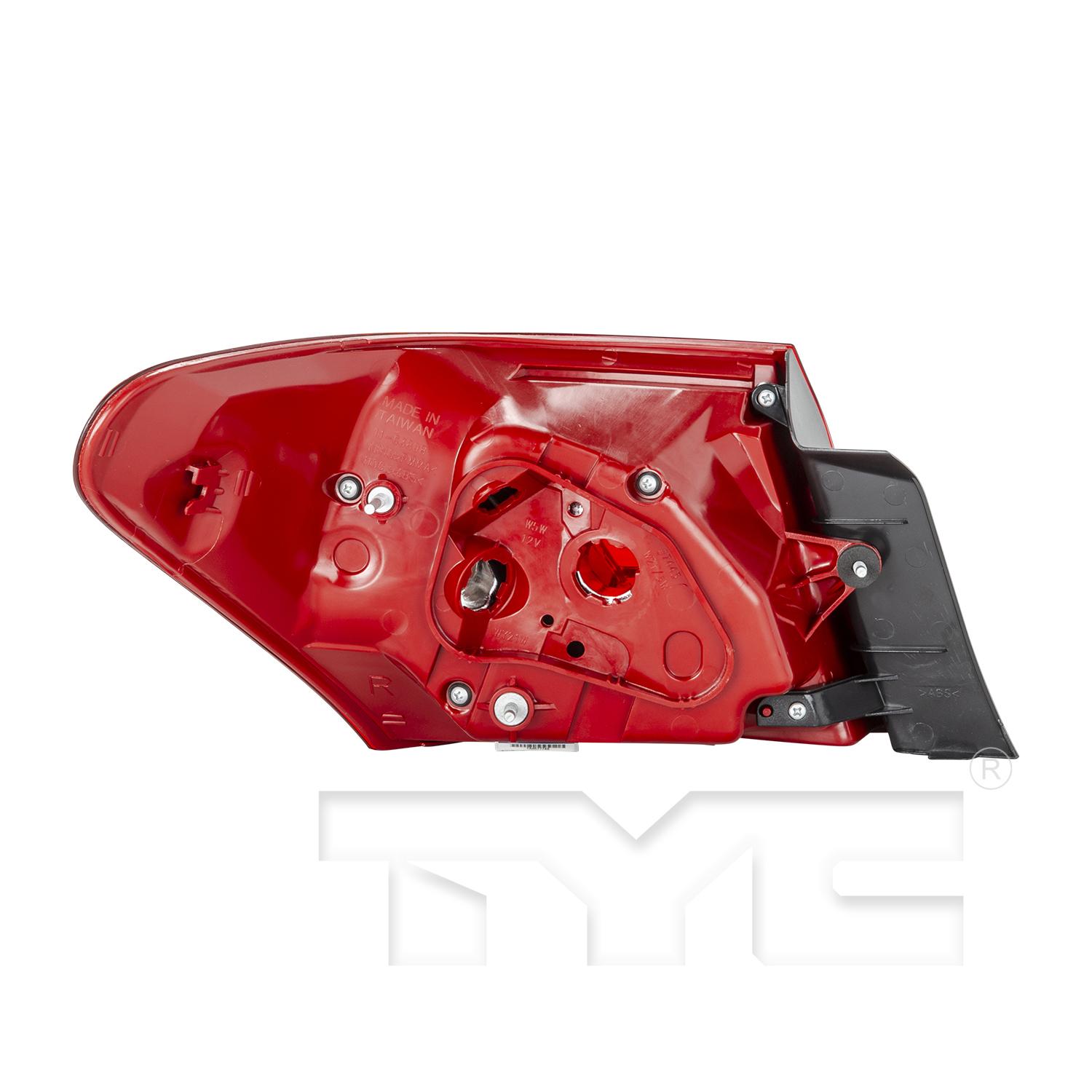 TYC 11638901 Tail Light Assembly product image 2 of 6