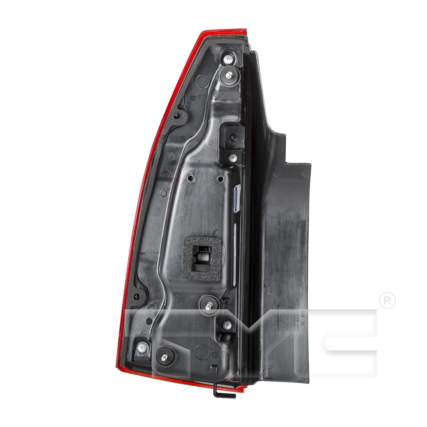 TYC 11639700 Tail Light Assembly product image 3 of 7