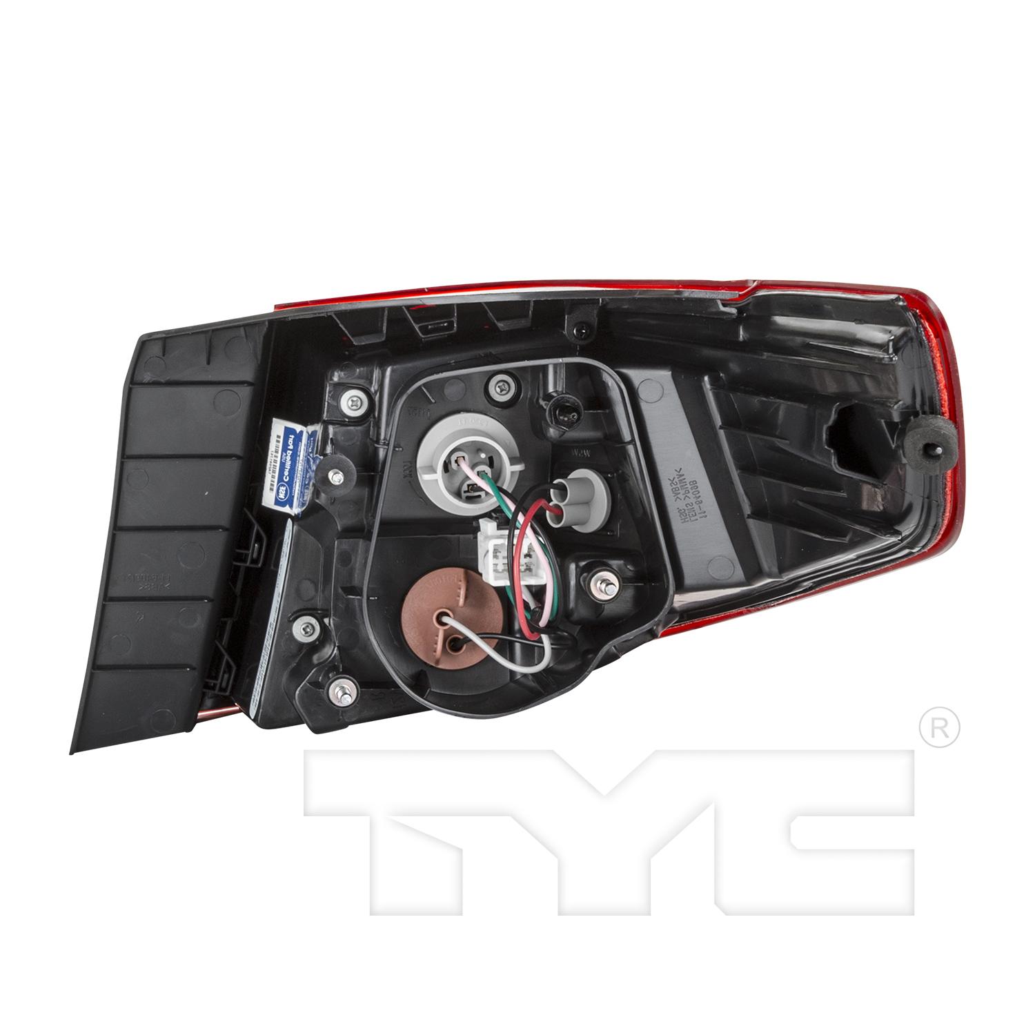 TYC 11641000 Tail Light Assembly product image 5 of 12