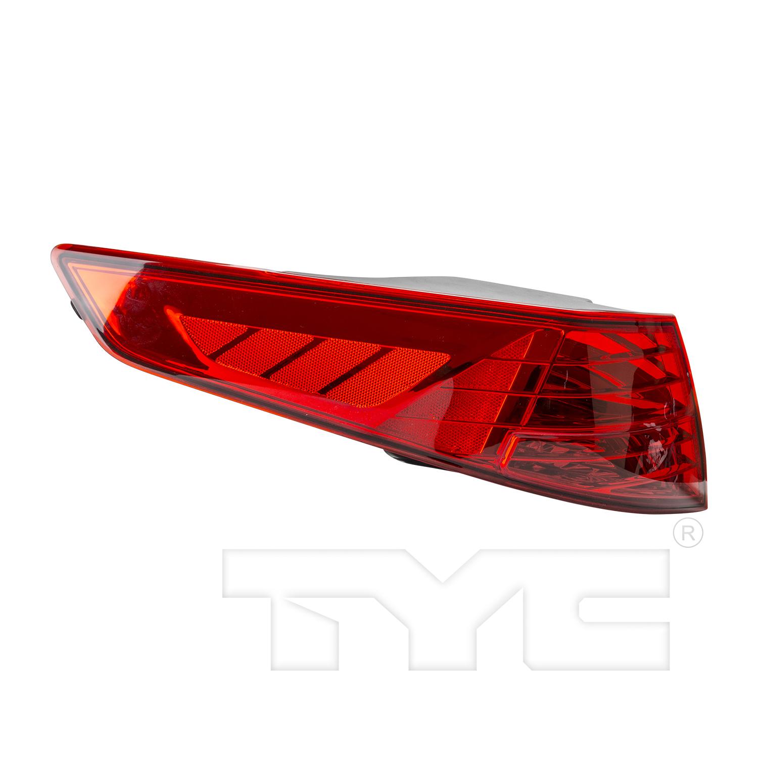 TYC 11641000 Tail Light Assembly product image 6 of 12