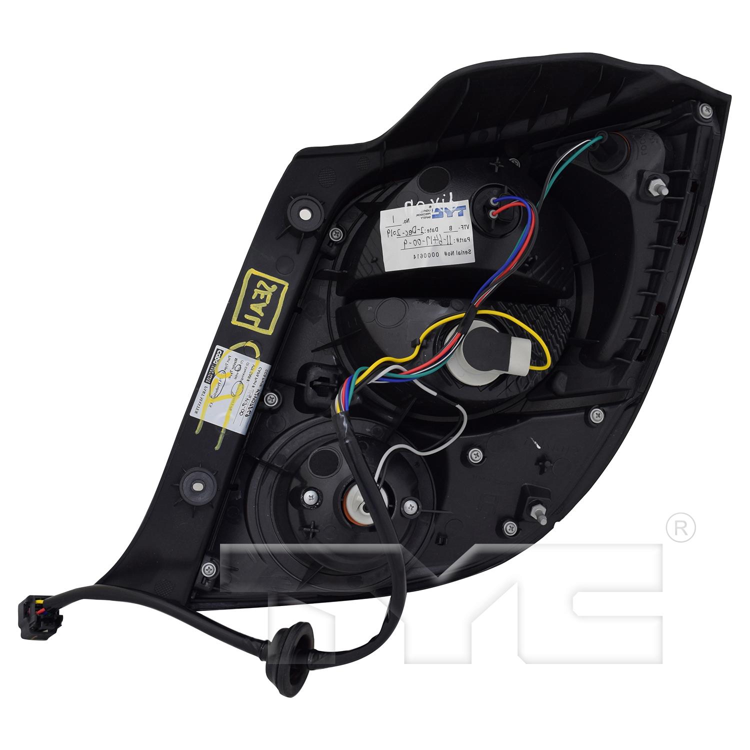 TYC 116418009 Tail Light Assembly product image 2 of 6