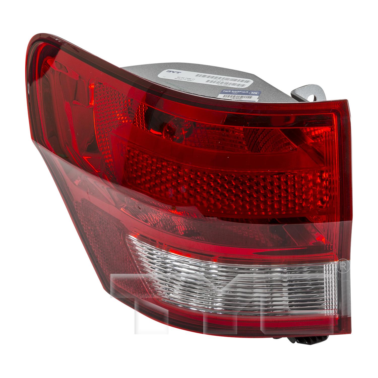 TYC 11642800 Tail Light Assembly product image 1 of 6