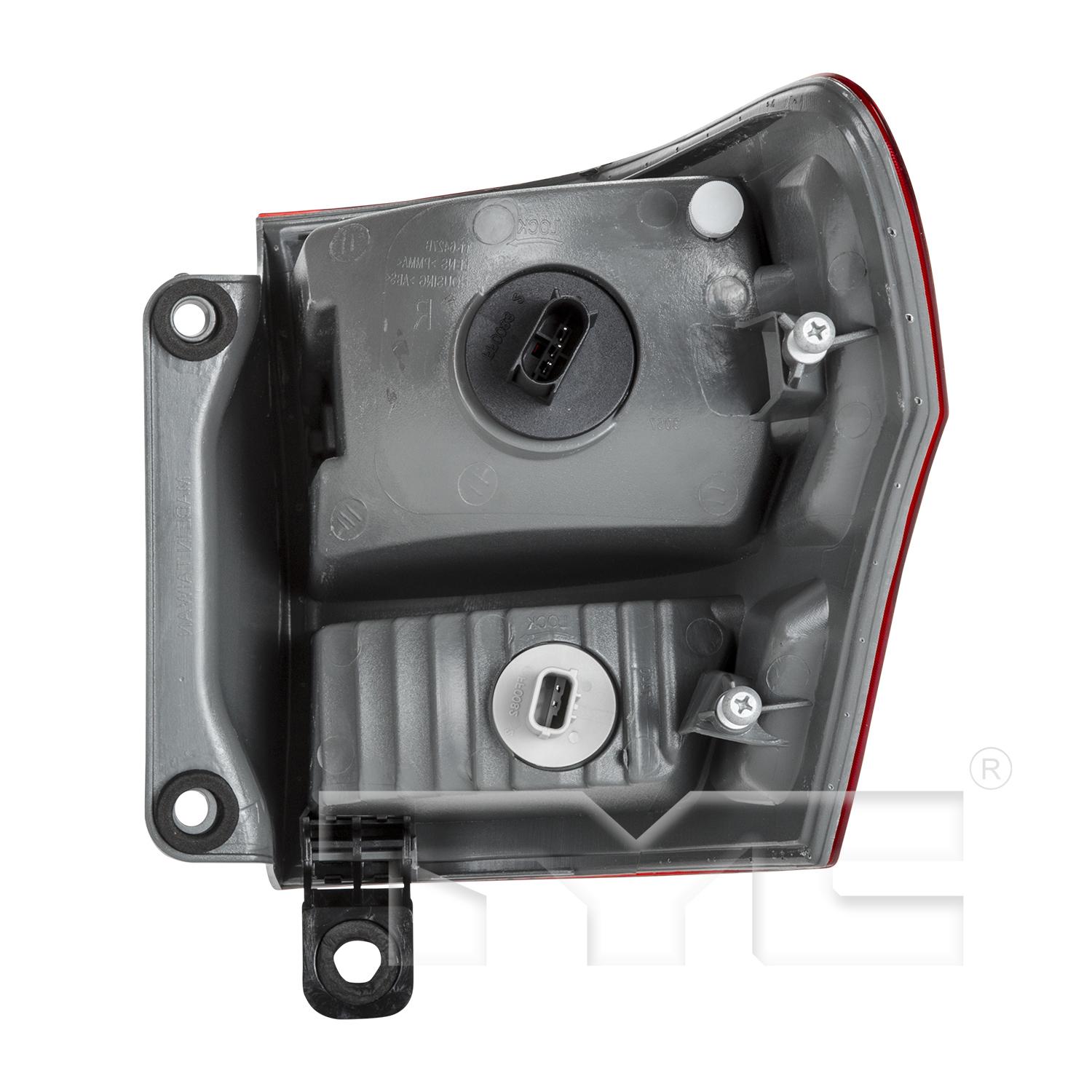 TYC 11642800 Tail Light Assembly product image 2 of 6