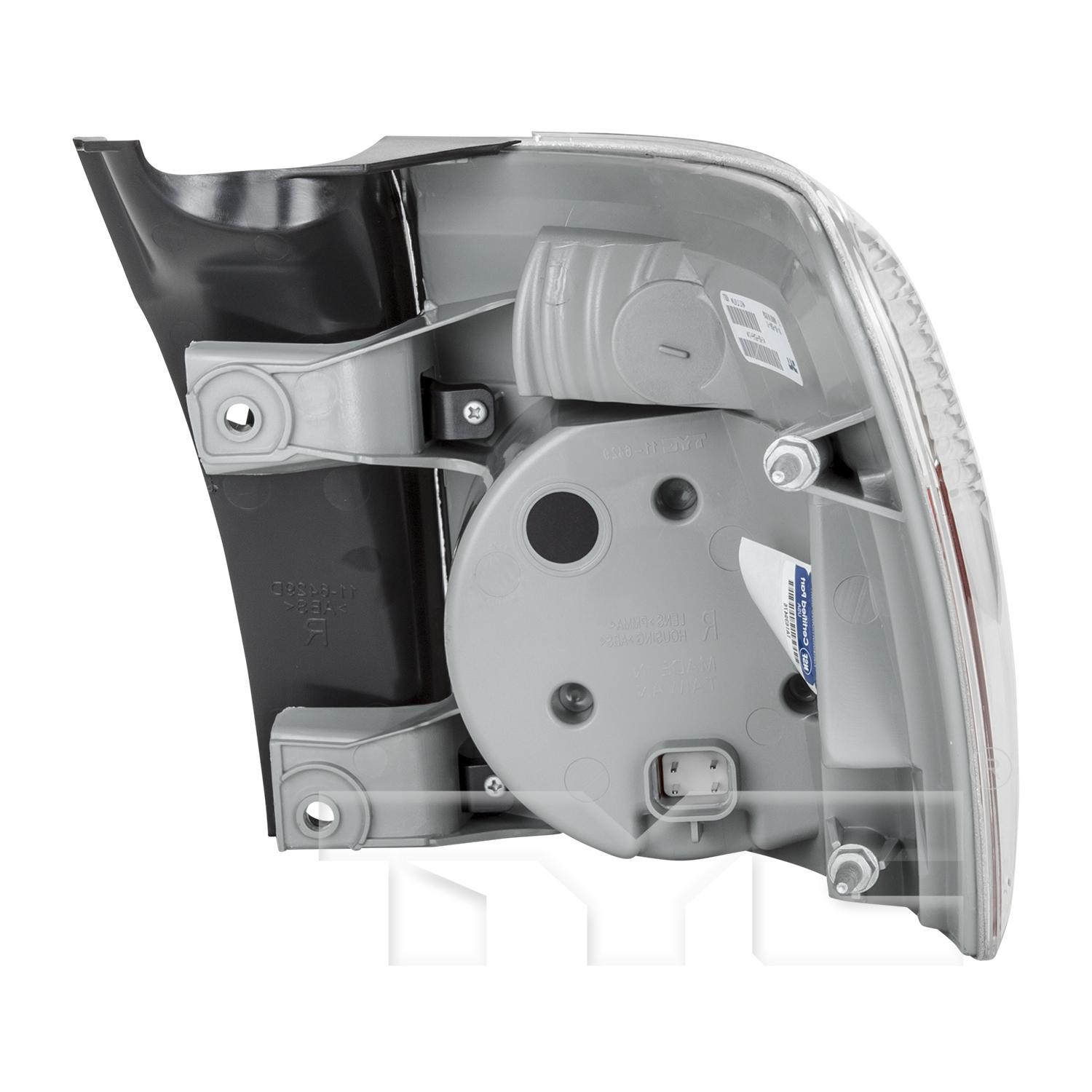 TYC 11643000 Tail Light Assembly product image 2 of 6