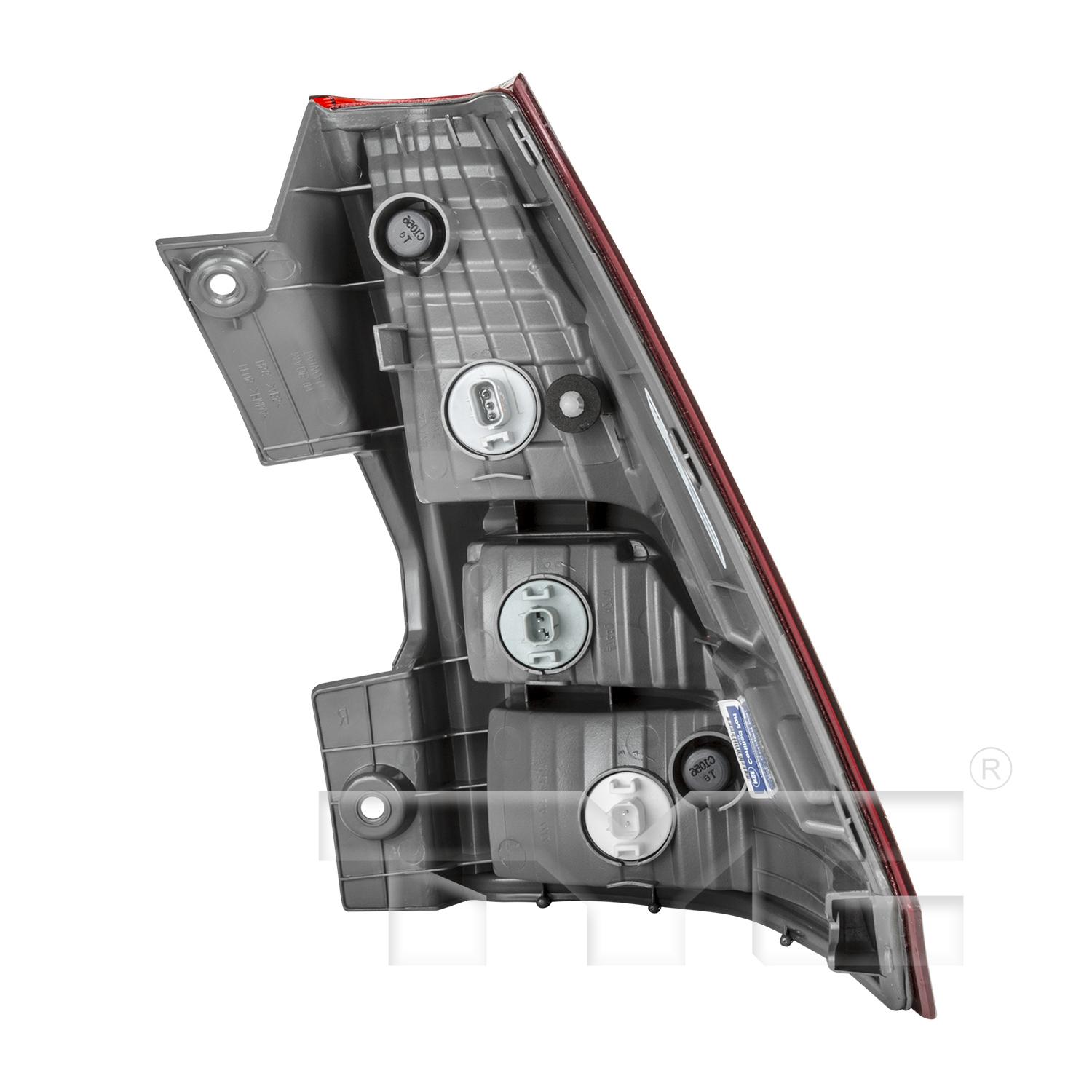 TYC 11644400 Tail Light Assembly product image 2 of 6