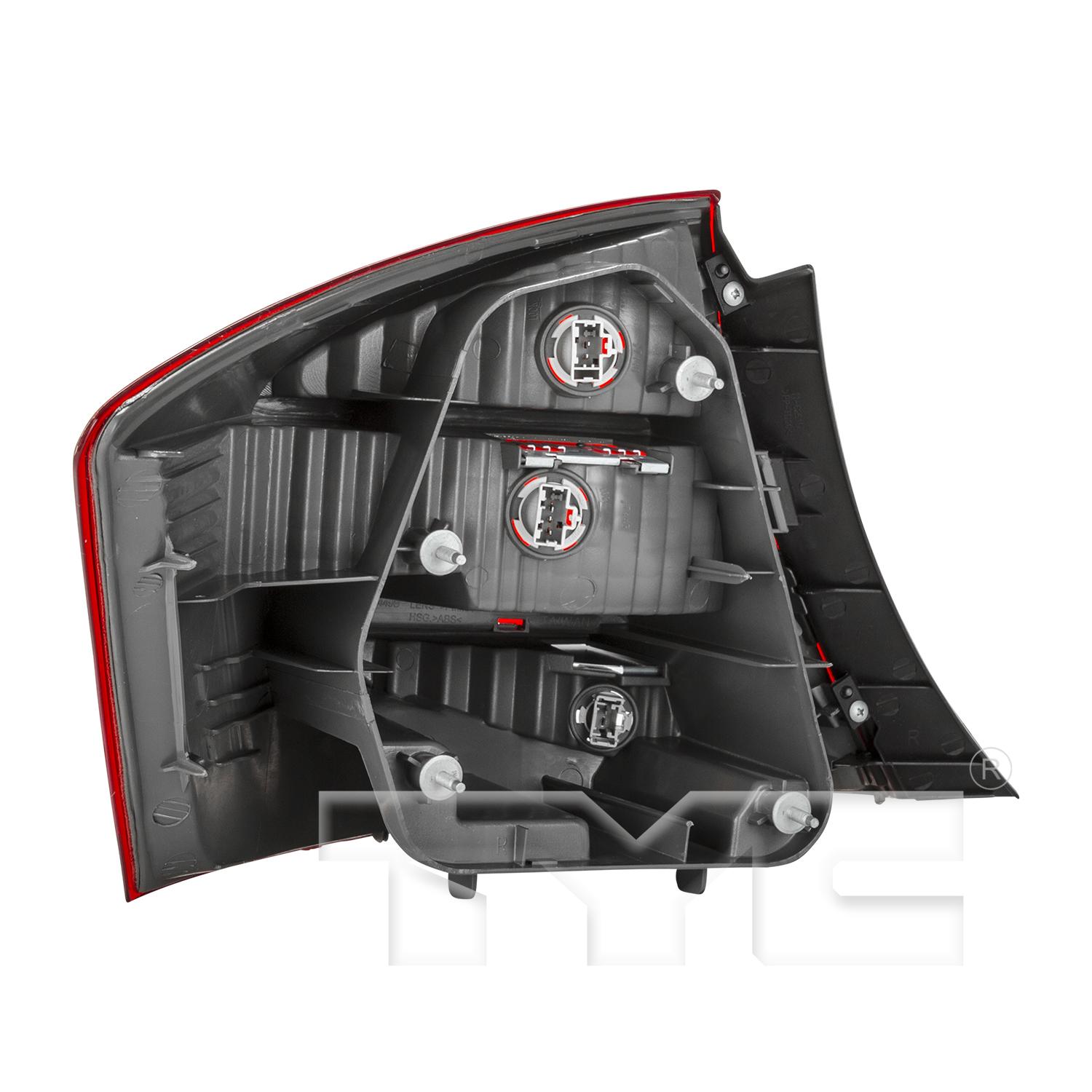 TYC 11644900 Tail Light Assembly product image 2 of 6