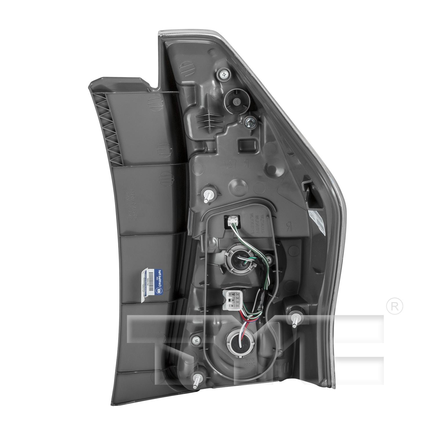 TYC 11646800 Tail Light Assembly product image 2 of 6