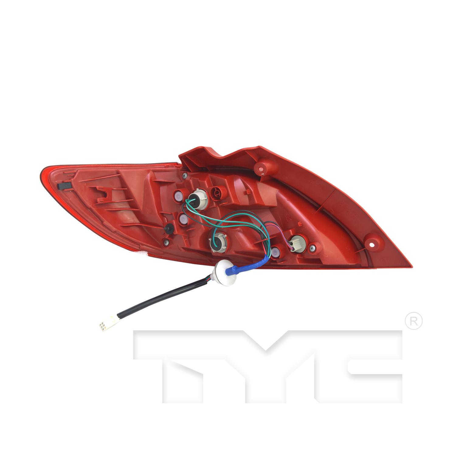 TYC 11647300 Tail Light Assembly product image 2 of 6