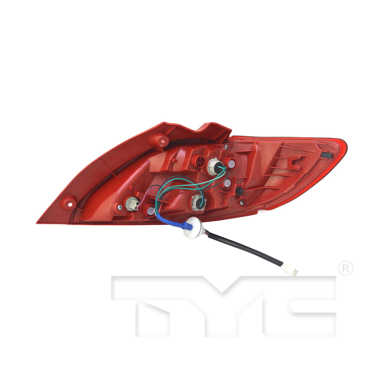 TYC 11647400 Tail Light Assembly product image 2 of 6