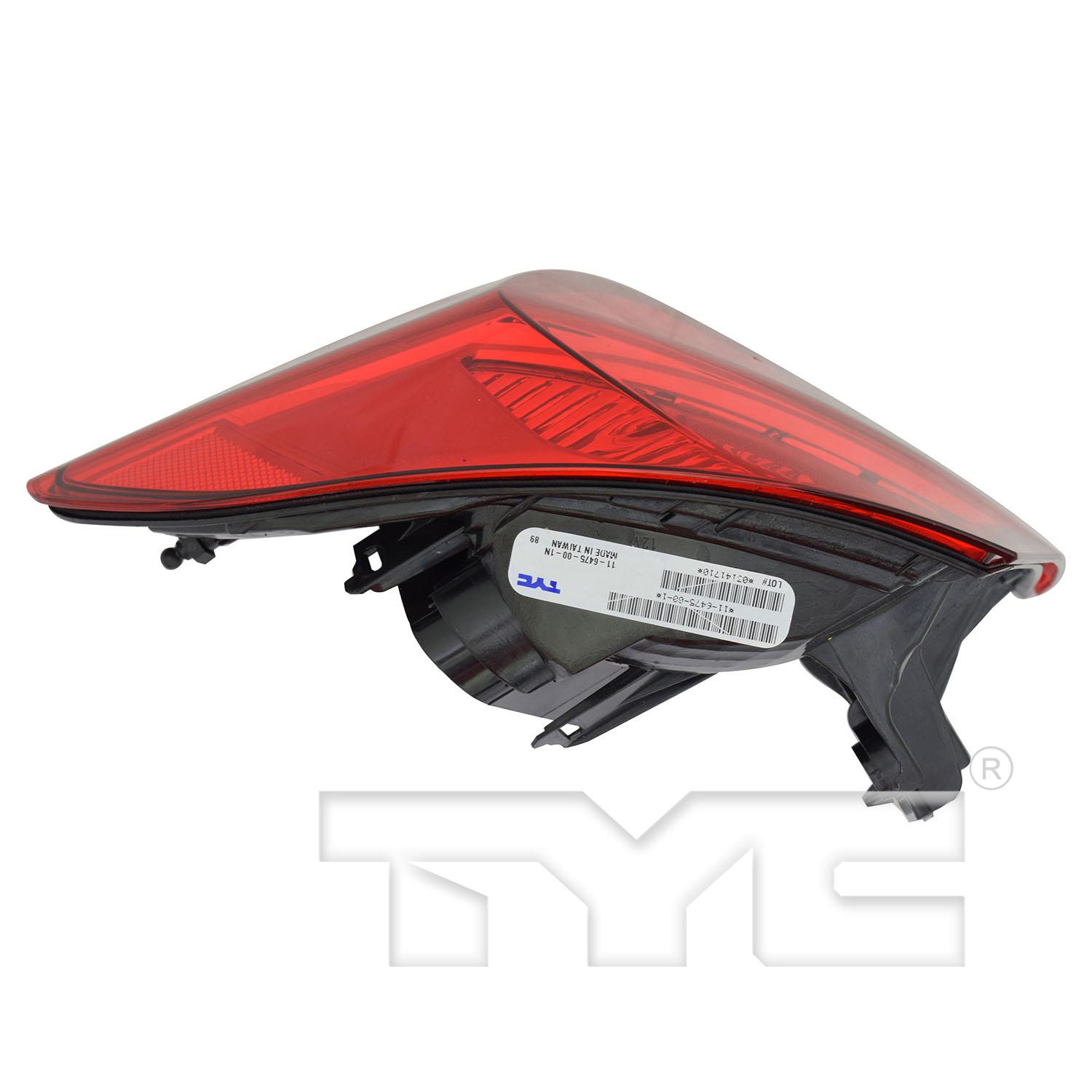 TYC 11647500 Tail Light Assembly product image 5 of 6