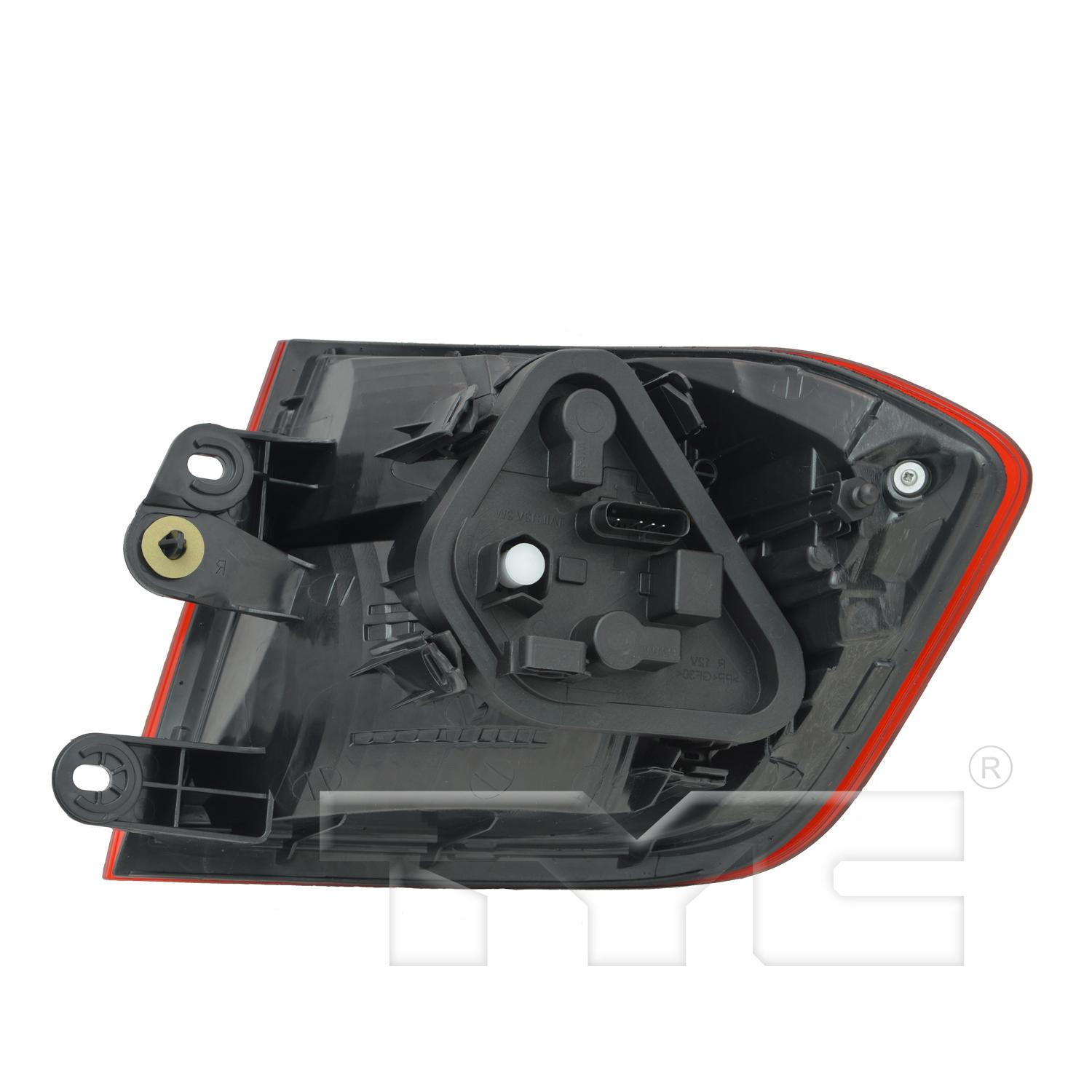TYC 11647600 Tail Light Assembly product image 2 of 6
