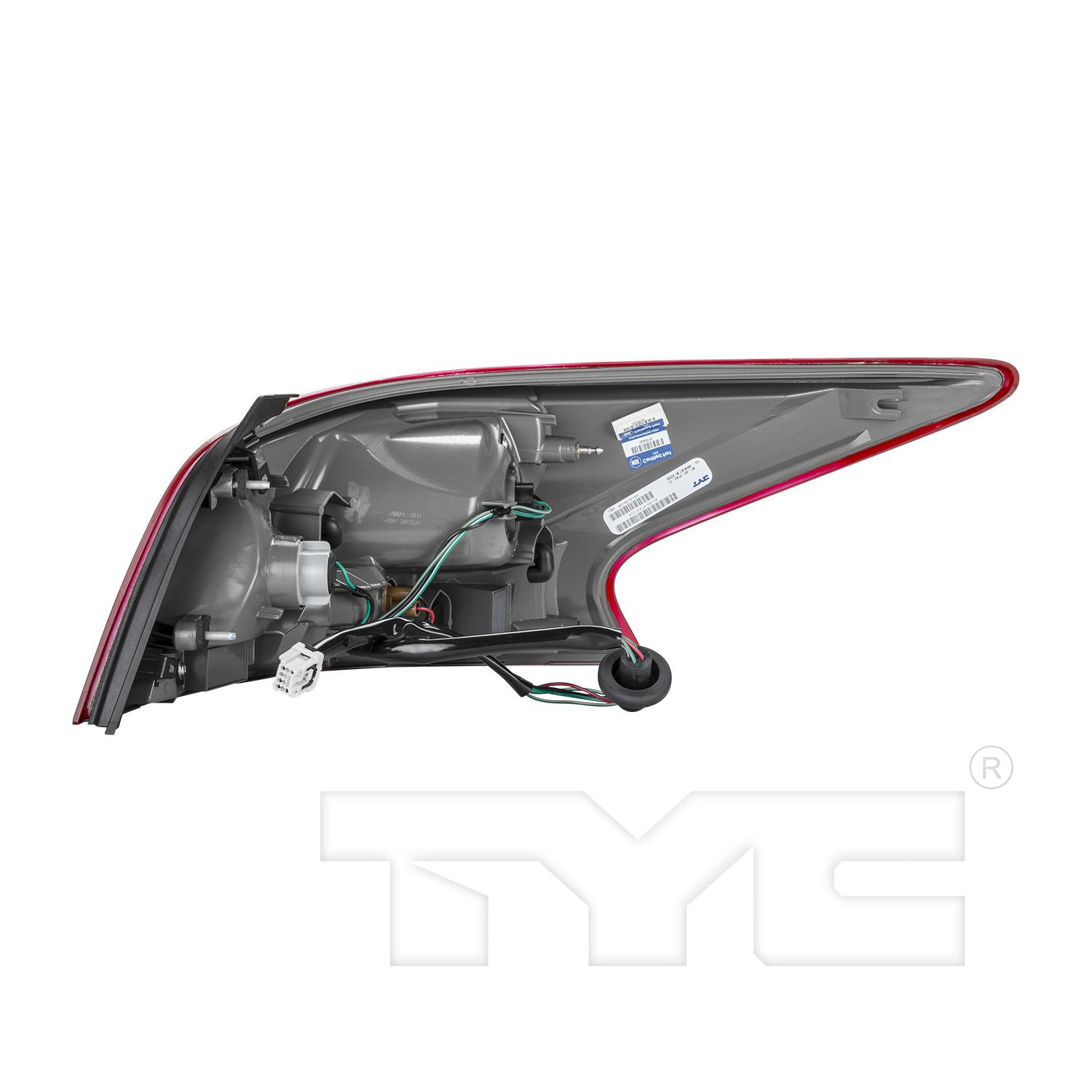 TYC 11648000 Tail Light Assembly product image 4 of 6