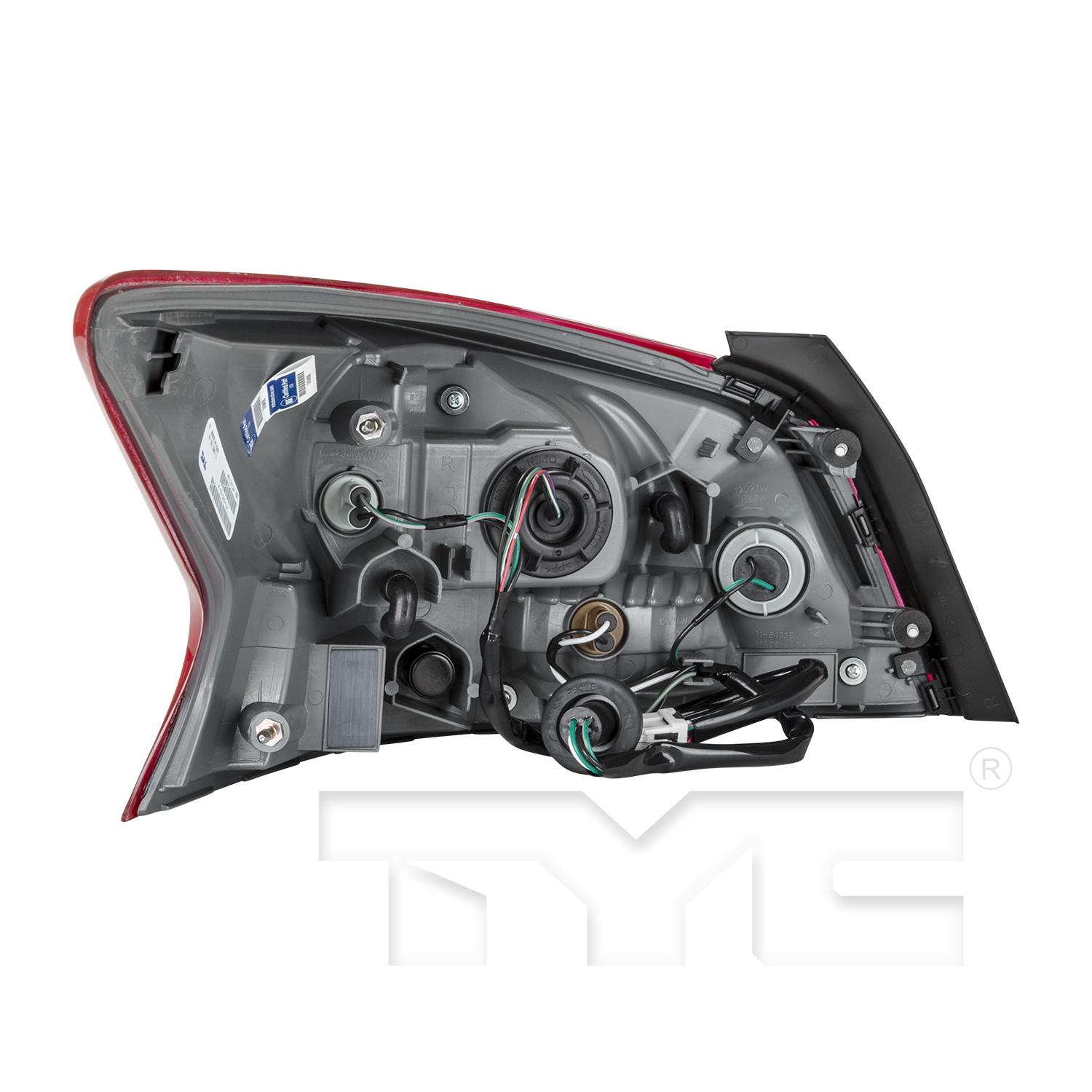 TYC 11648300 Tail Light Assembly product image 2 of 6