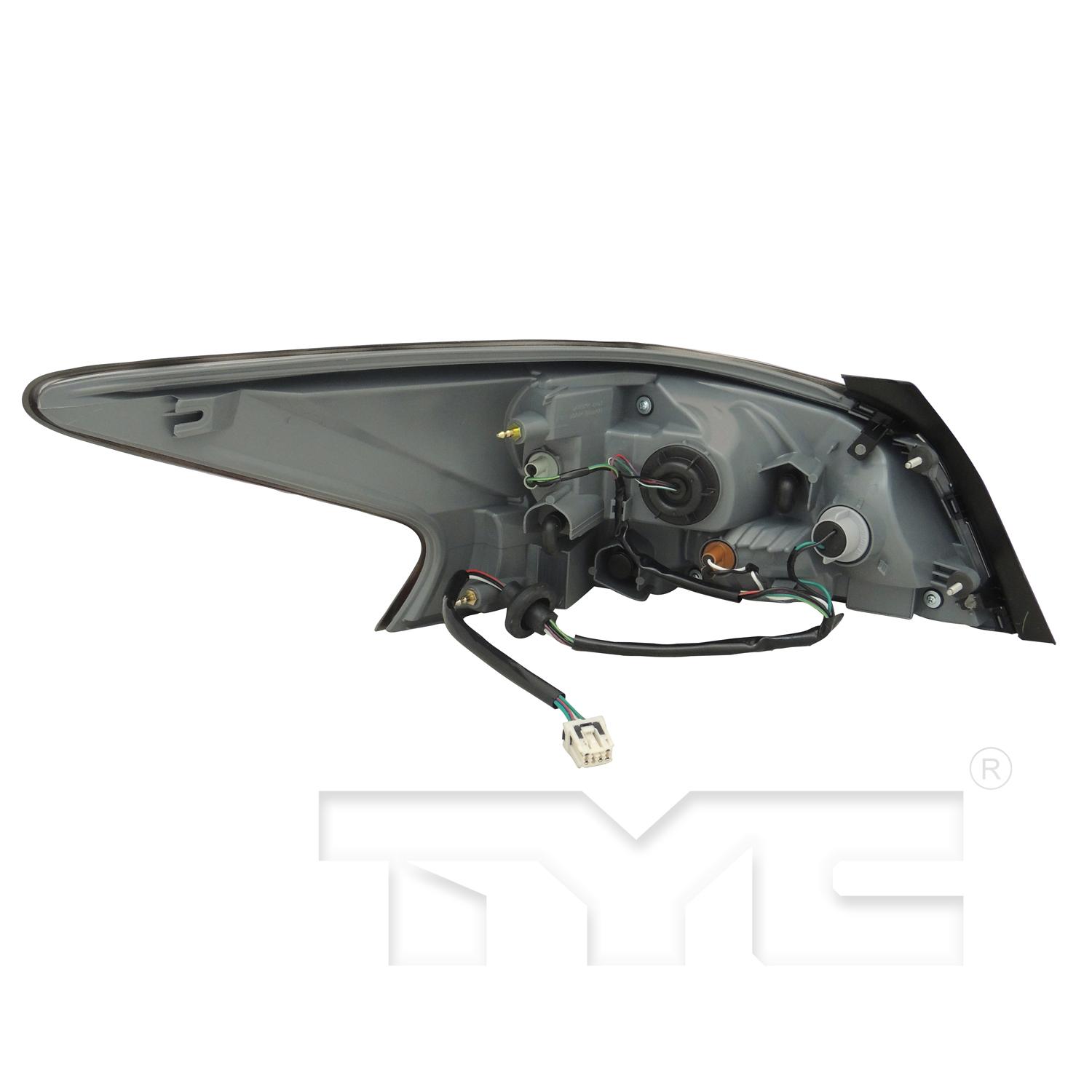 TYC 11648390 Tail Light Assembly product image 2 of 6