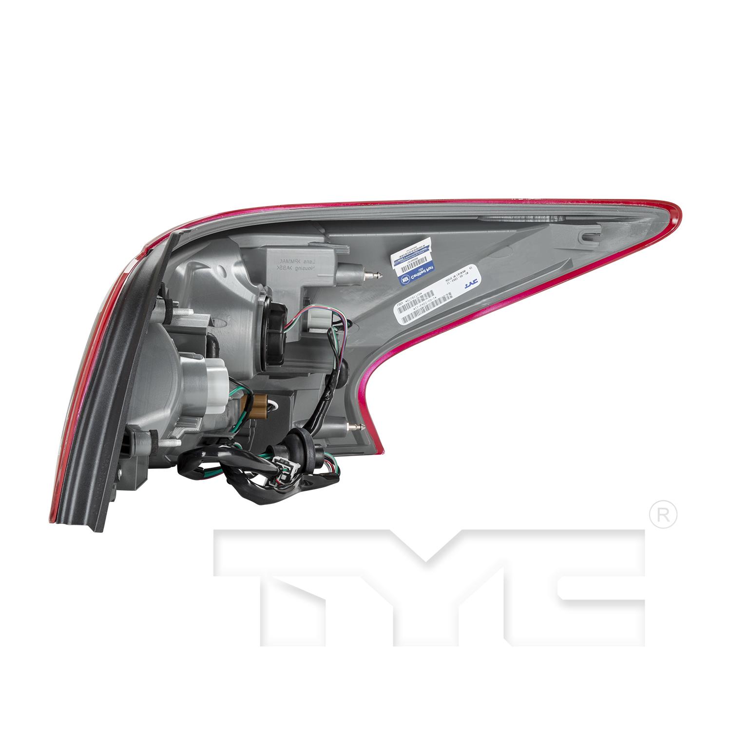 TYC 11648400 - Tail Light Assembly TYC 11648400 Tail Light Assembly product image 2 of 12