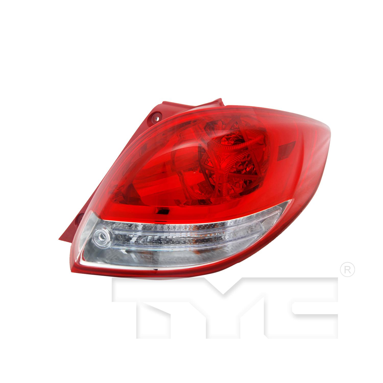 TYC 11648700 Tail Light Assembly product image 1 of 6