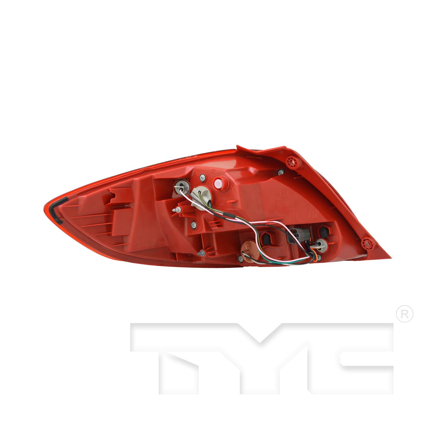 TYC 11648700 Tail Light Assembly product image 2 of 6