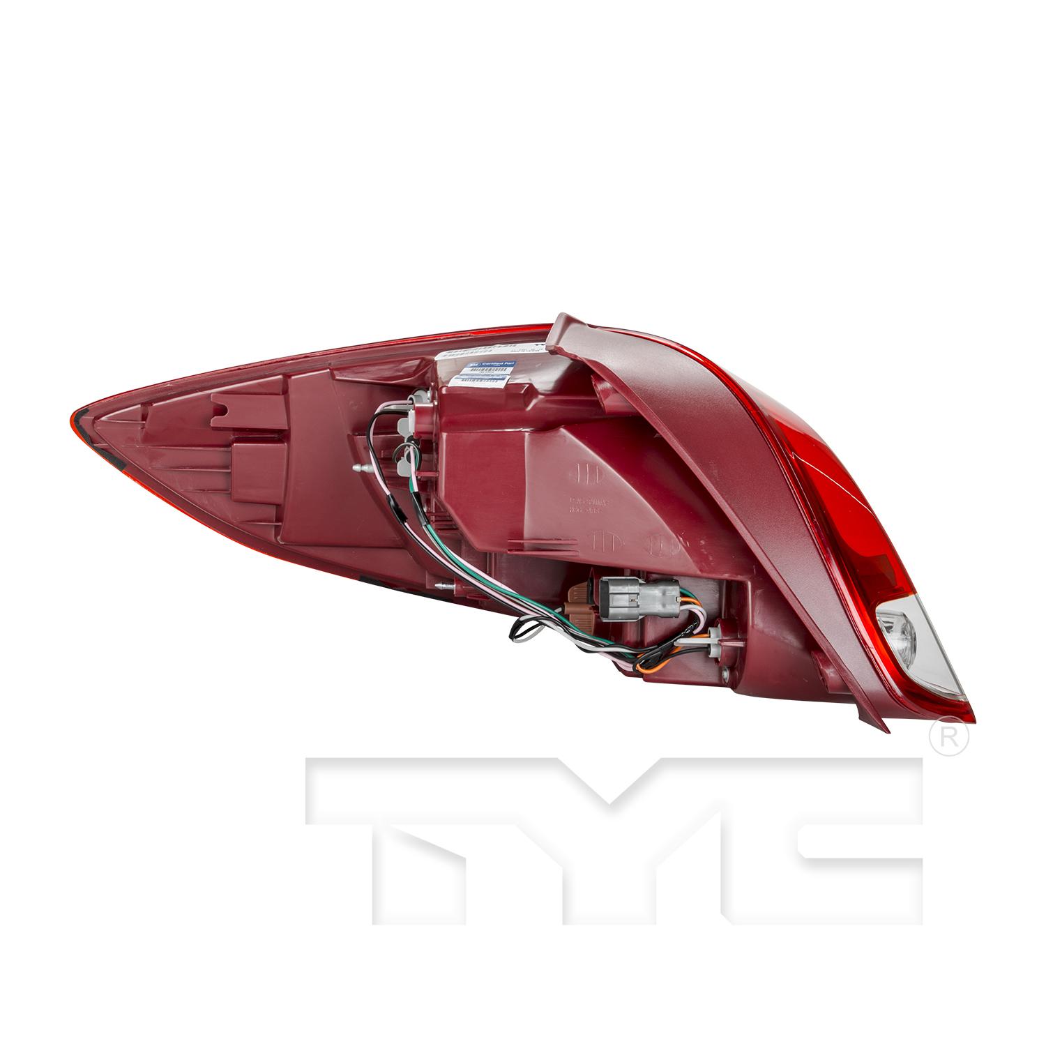 TYC 11648700 Tail Light Assembly product image 4 of 6
