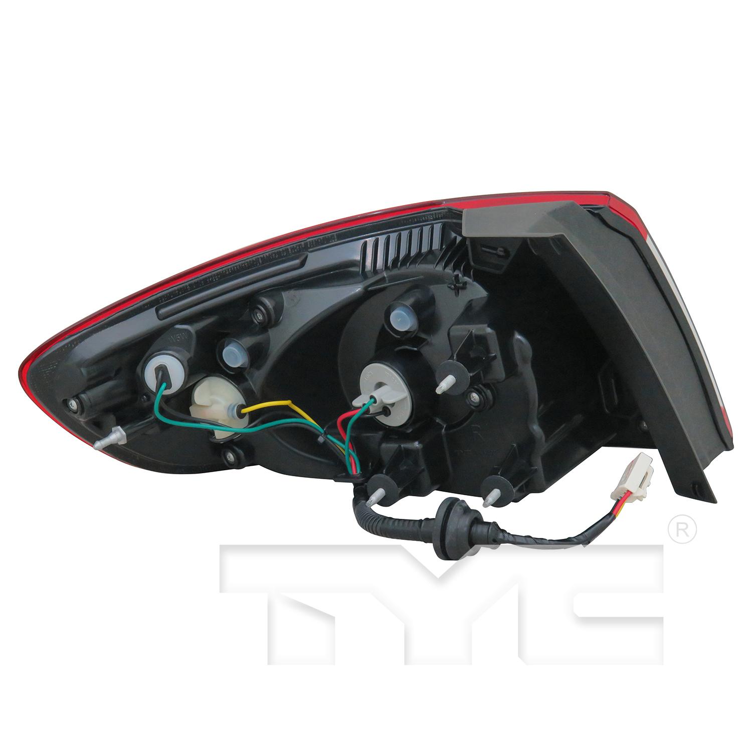 TYC 11649300 Tail Light Assembly product image 2 of 6